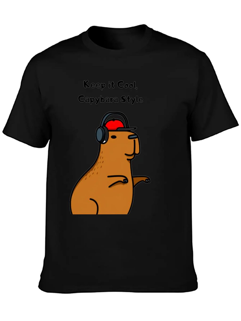 CAPYBARA STYLE Unisex Casual T-Shirt – Clean Design For Daily Comfort