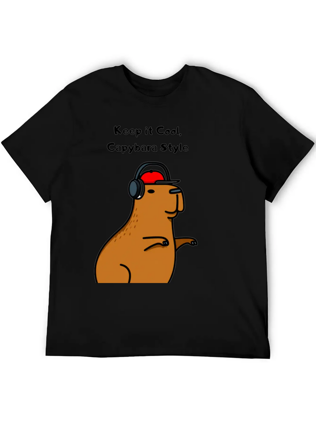 CAPYBARA STYLE Unisex Casual T-Shirt – Clean Design For Daily Comfort