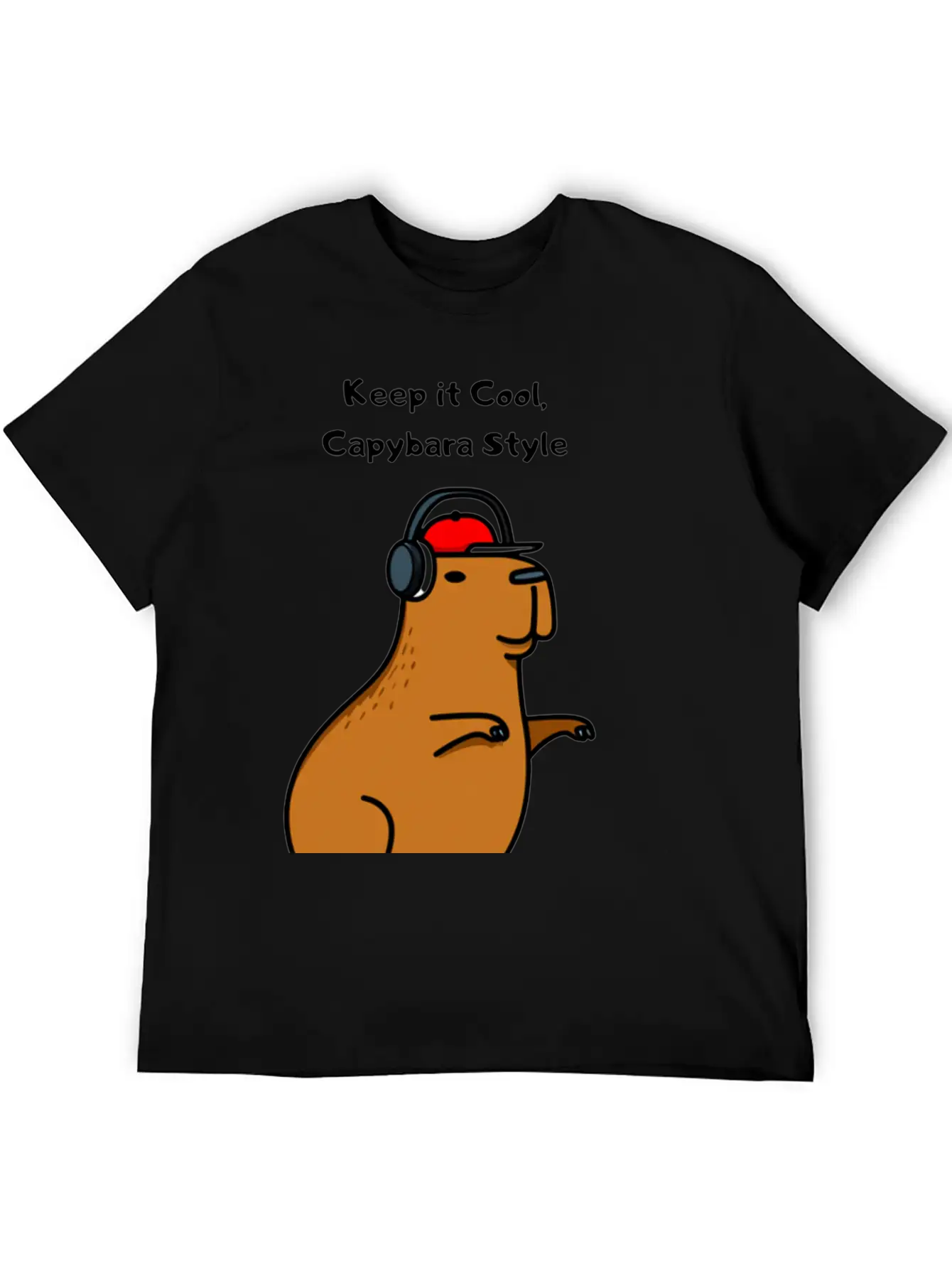CAPYBARA STYLE Unisex Casual T-Shirt – Clean Design For Daily Comfort