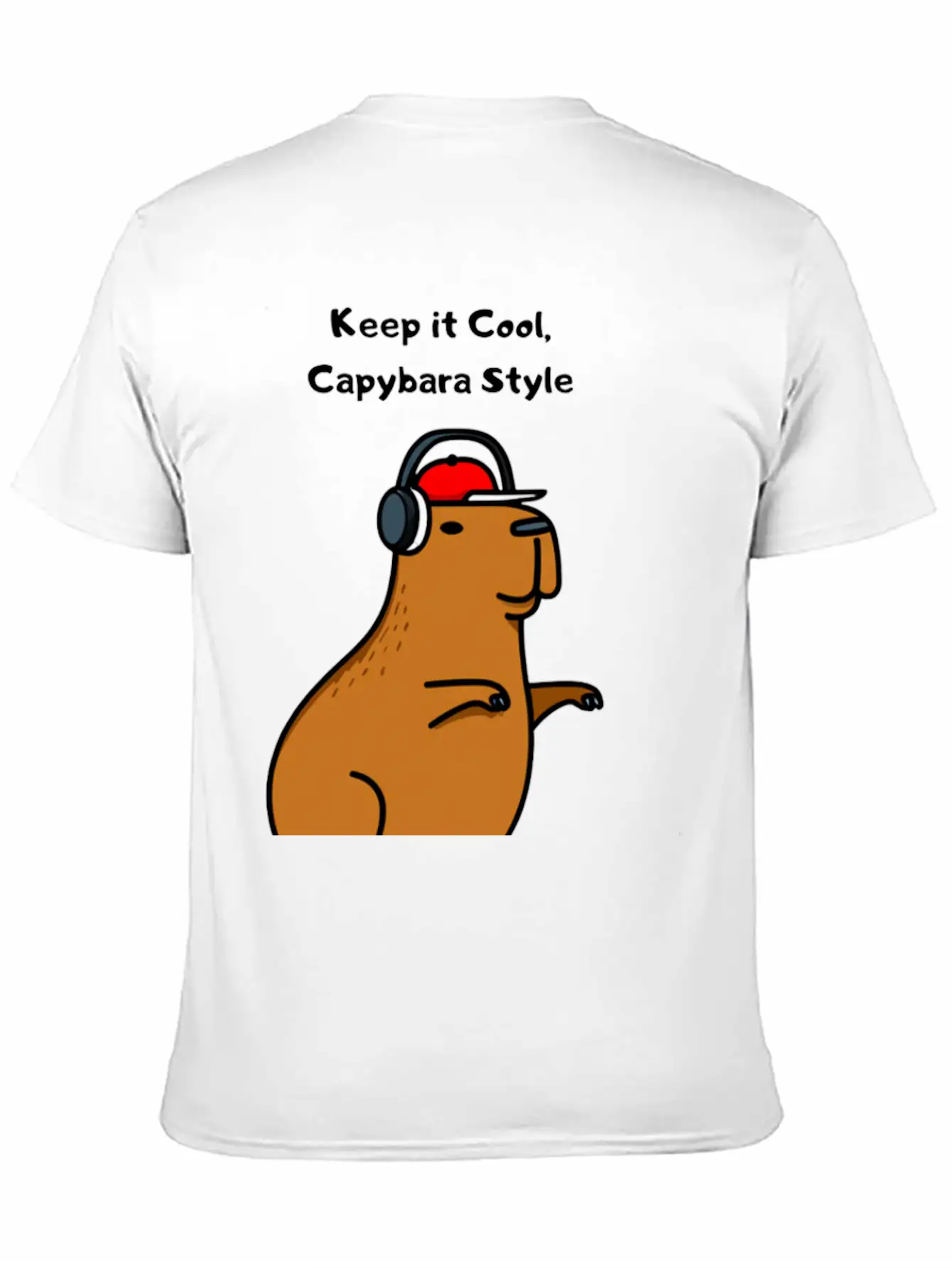 CAPYBARA STYLE Unisex Casual T-Shirt – Clean Design For Daily Comfort