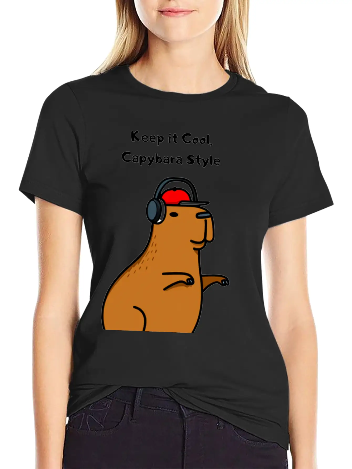CAPYBARA STYLE Unisex Casual T-Shirt – Clean Design For Daily Comfort