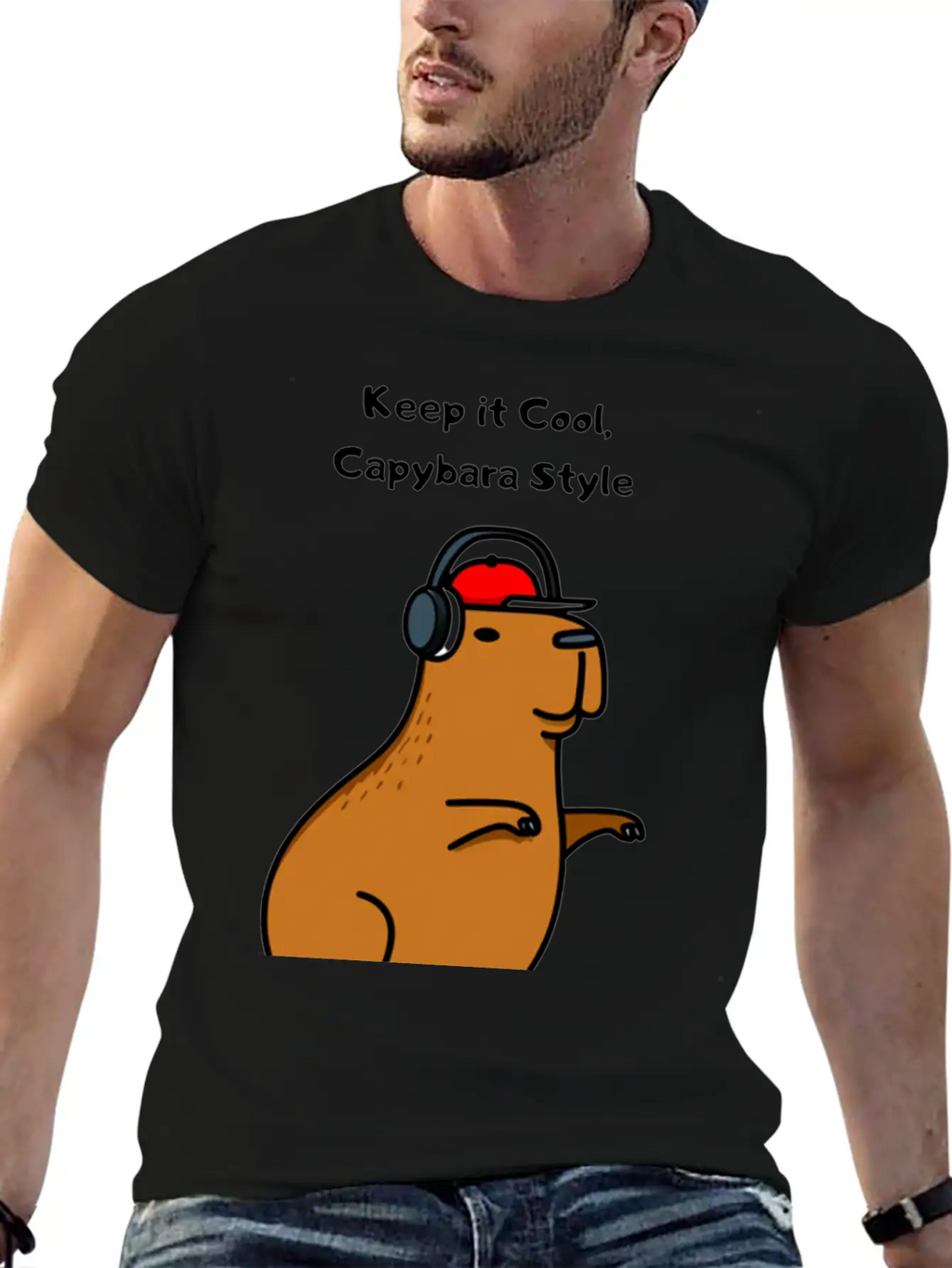 CAPYBARA STYLE Unisex Casual T-Shirt – Clean Design For Daily Comfort