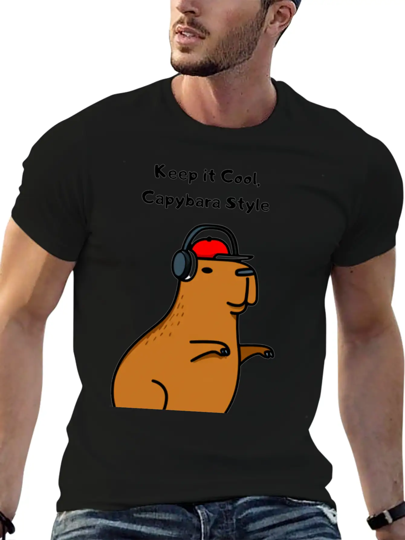 CAPYBARA STYLE Unisex Casual T-Shirt – Clean Design For Daily Comfort