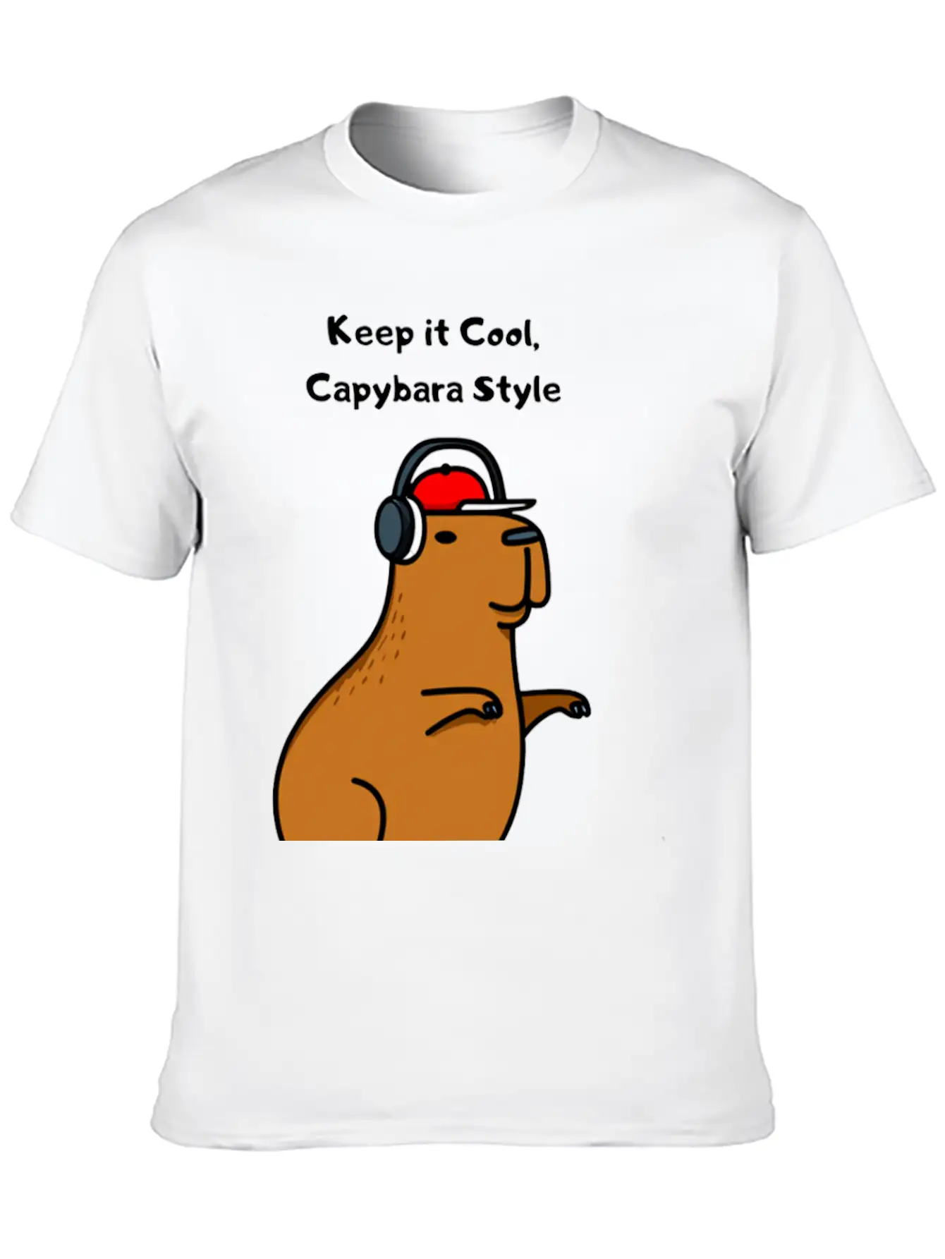 CAPYBARA STYLE Unisex Casual T-Shirt – Clean Design For Daily Comfort