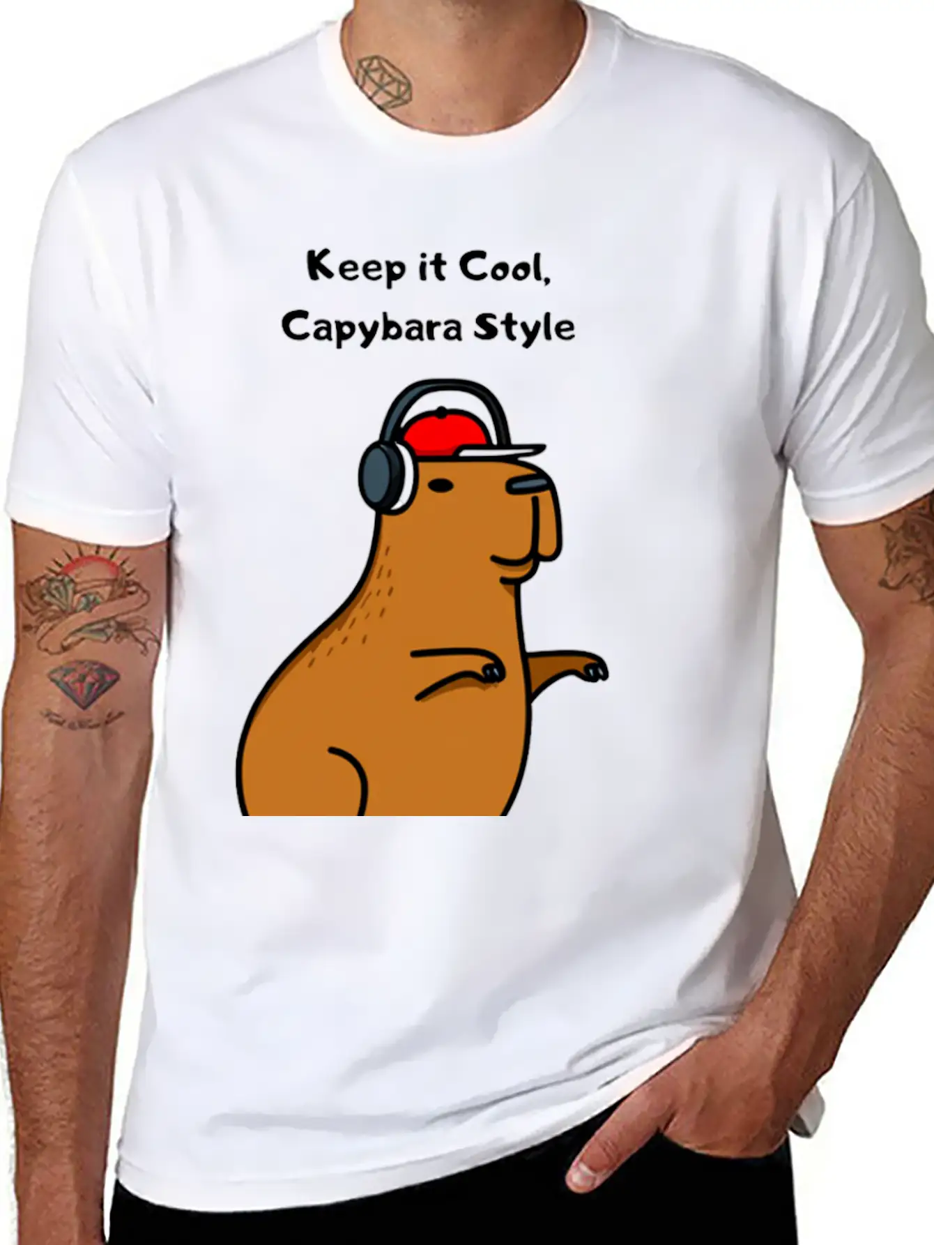 CAPYBARA STYLE Unisex Casual T-Shirt – Clean Design For Daily Comfort