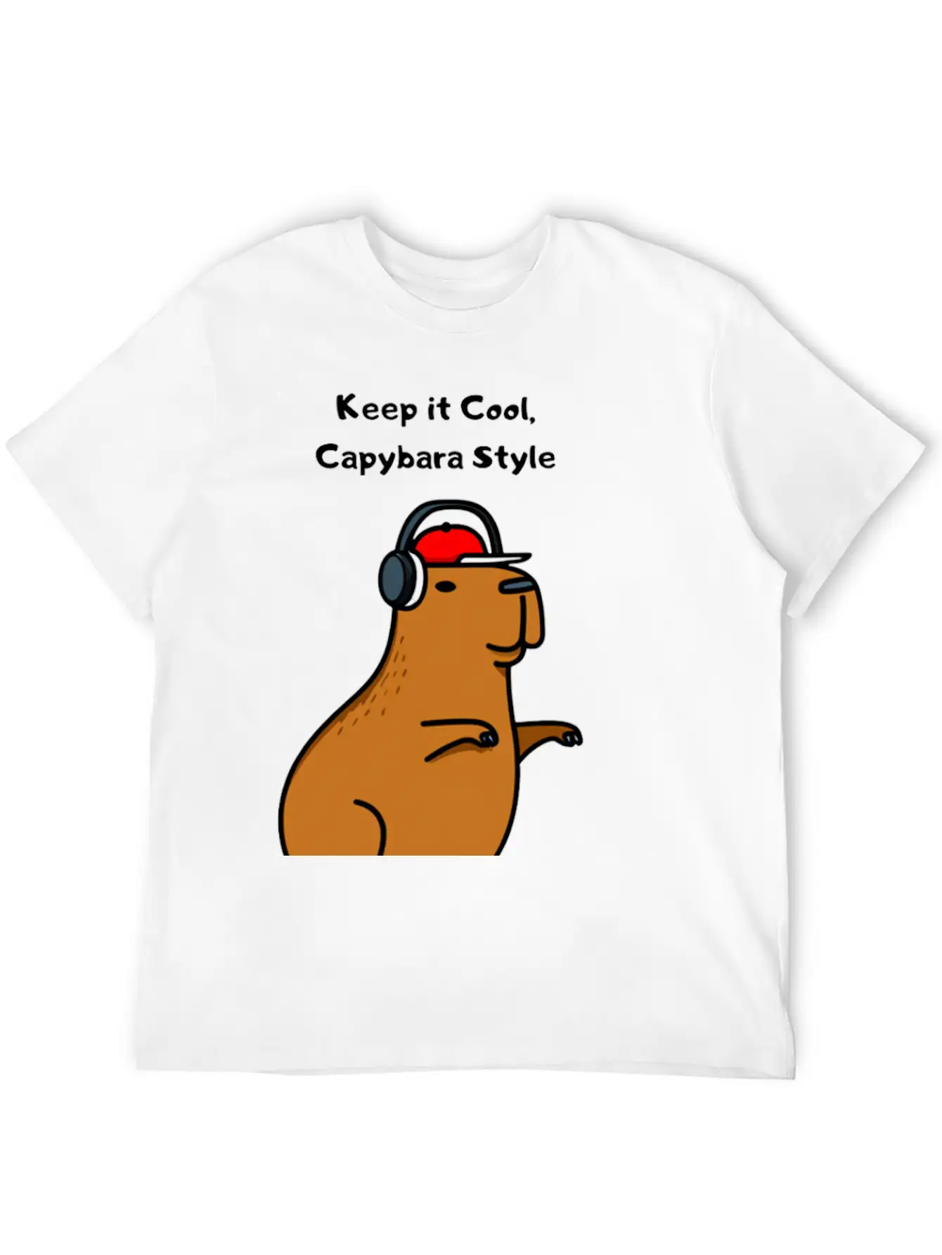 CAPYBARA STYLE Unisex Casual T-Shirt – Clean Design For Daily Comfort