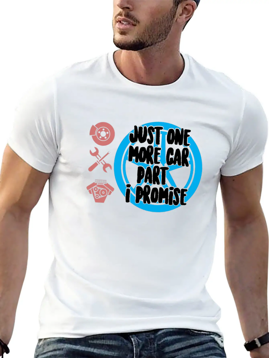 Car Parts Stop Profi Speedster Race Driver Classic Fit Graphic Tee For Daily Comfort – Unisex Cotton Shirt