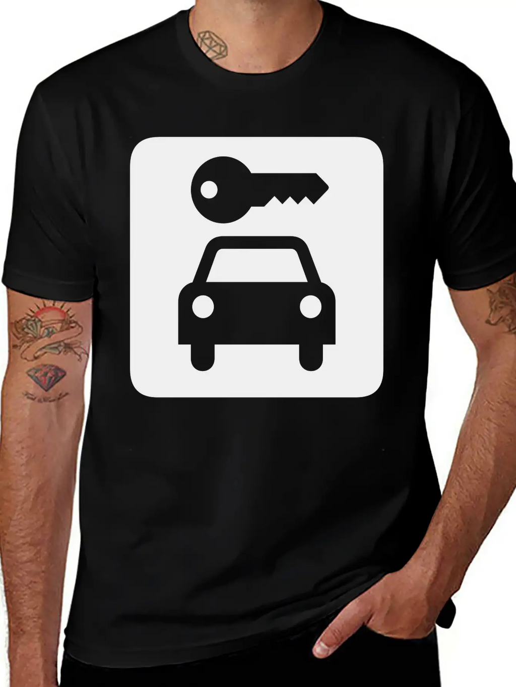 Car Rental Breathable Soft Cotton T-Shirt – Timeless Casual Look