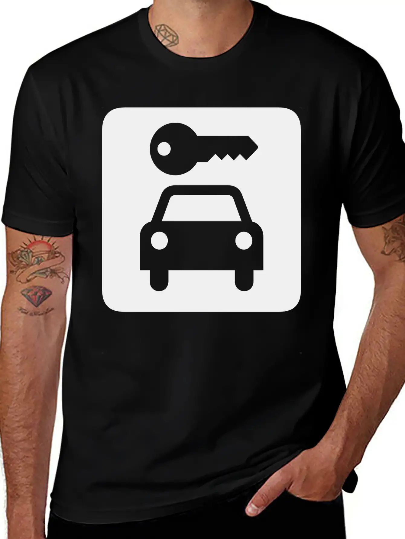 Car Rental Breathable Soft Cotton T-Shirt – Timeless Casual Look