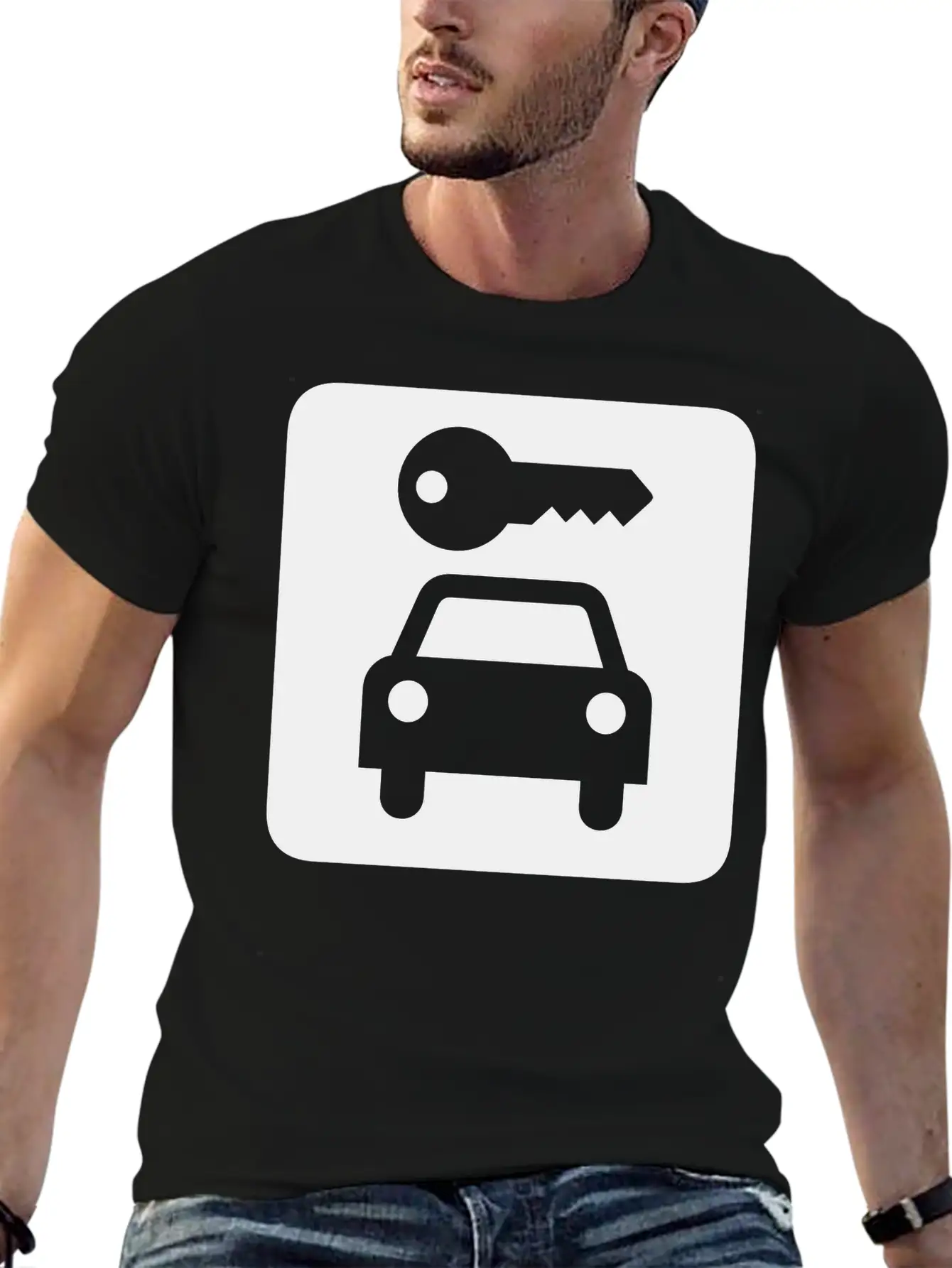 Car Rental Breathable Soft Cotton T-Shirt – Timeless Casual Look