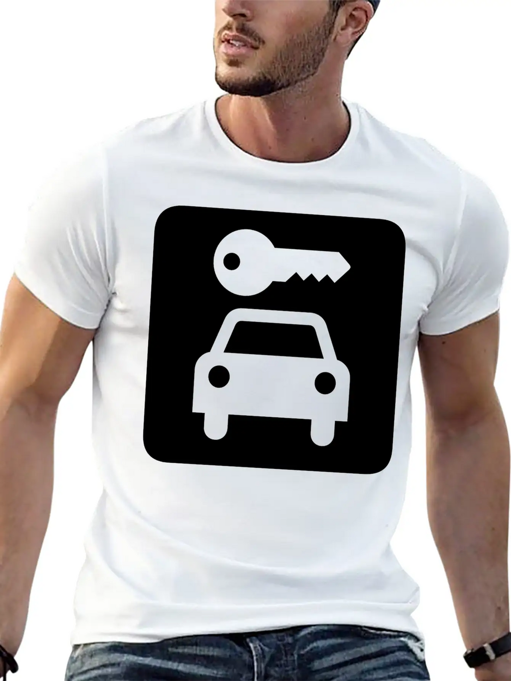 Car Rental Breathable Soft Cotton T-Shirt – Timeless Casual Look