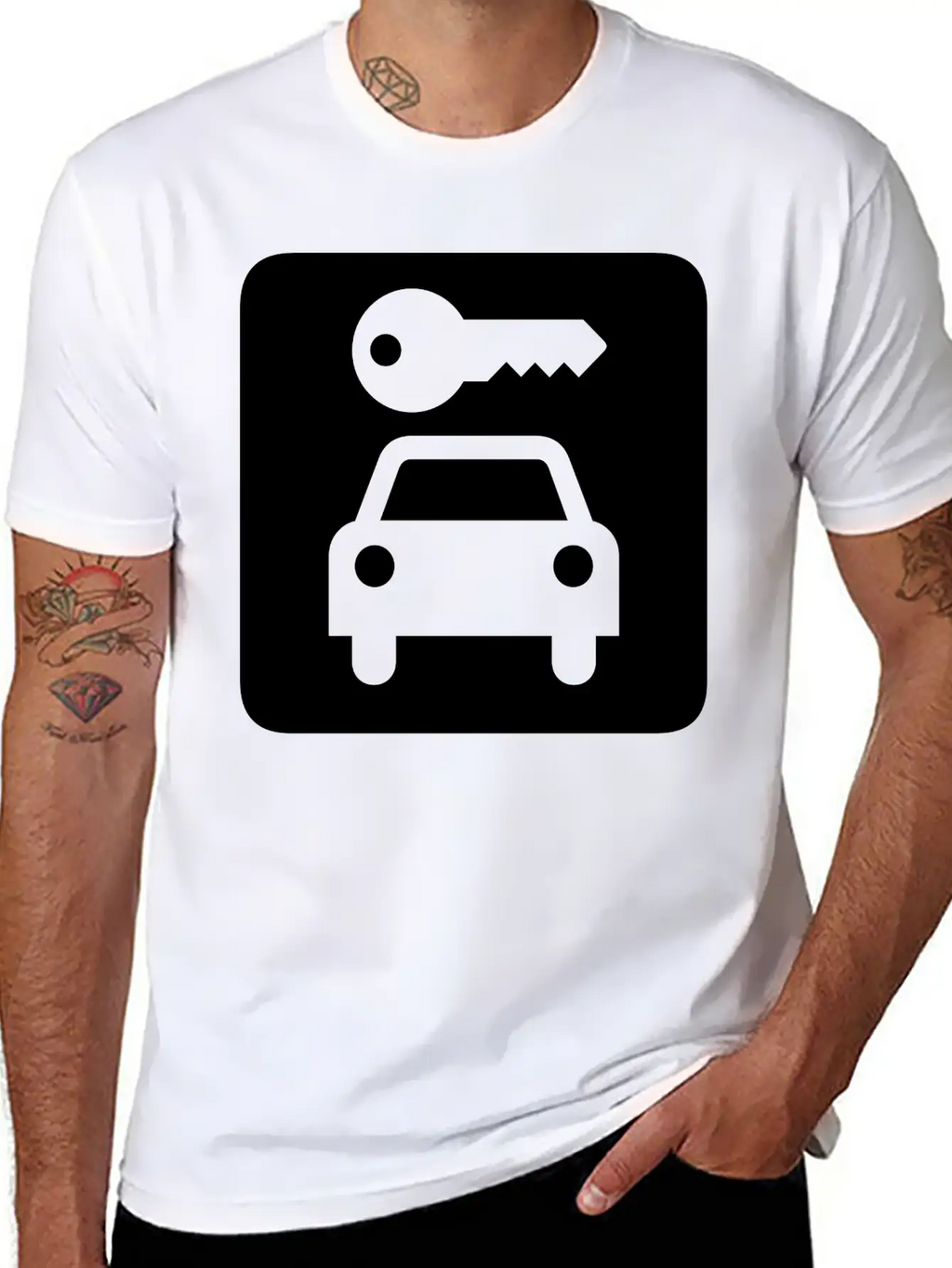 Car Rental Breathable Soft Cotton T-Shirt – Timeless Casual Look
