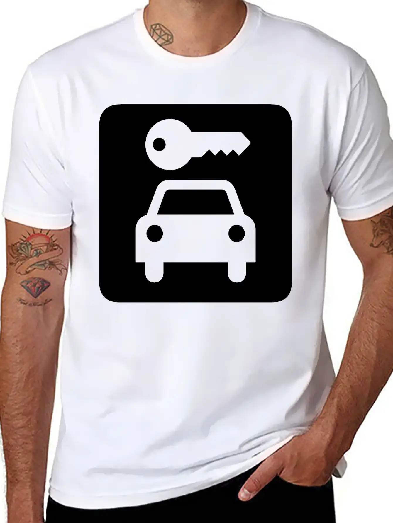 Car Rental Breathable Soft Cotton T-Shirt – Timeless Casual Look