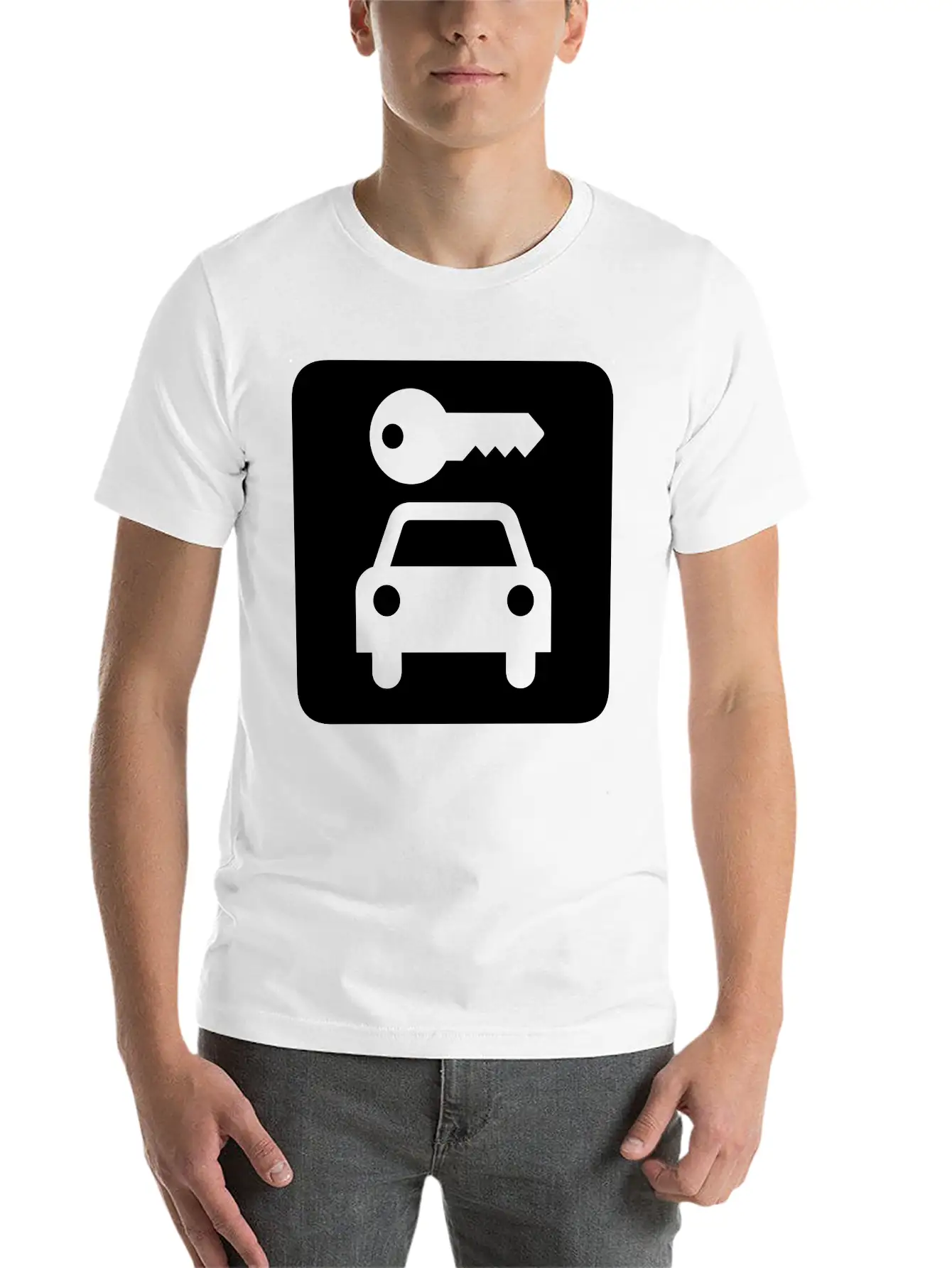 Car Rental Breathable Soft Cotton T-Shirt – Timeless Casual Look