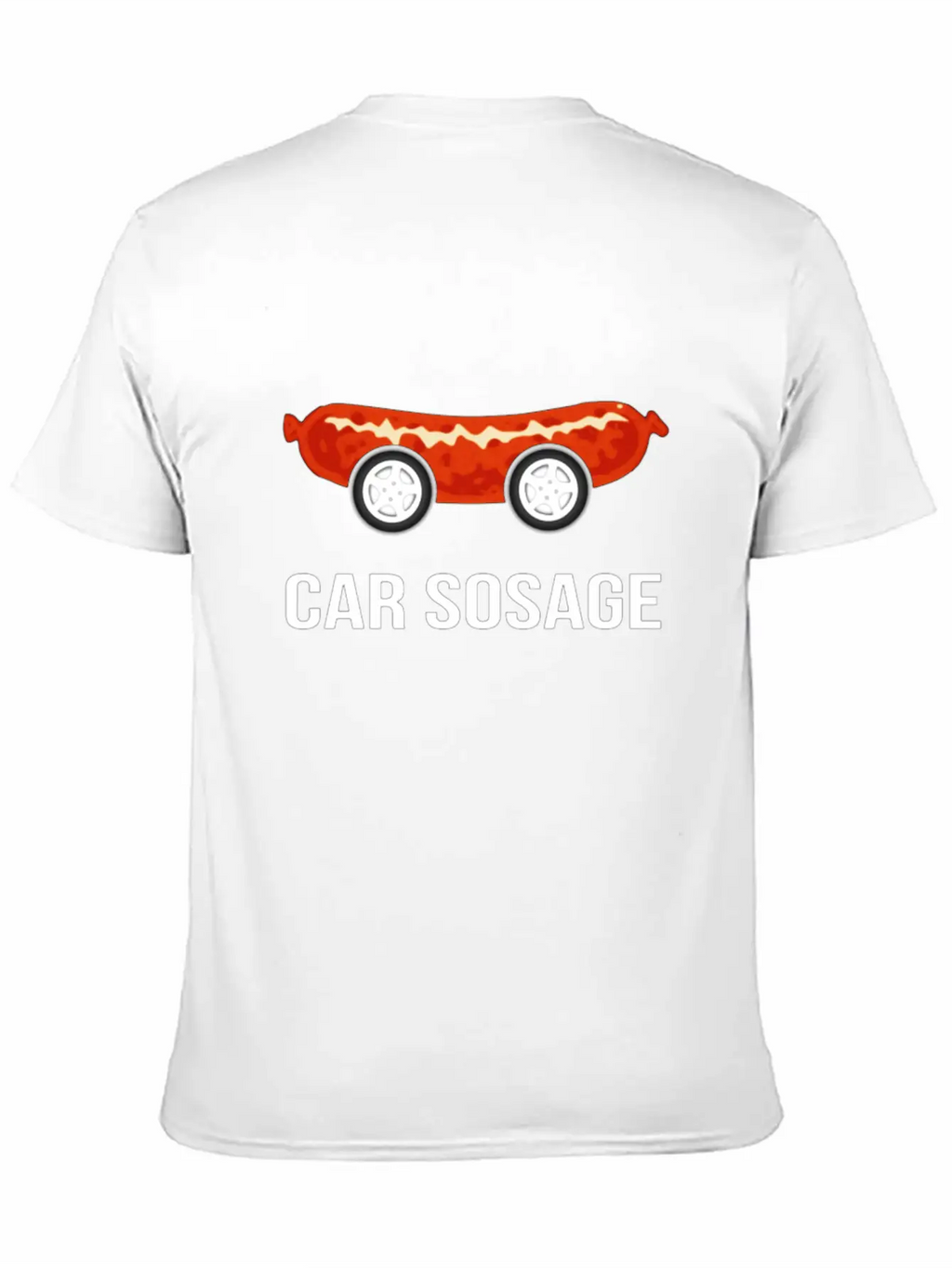 Car Sosage Tshirt Unisex Casual T-Shirt – Clean Design For Daily Comfort