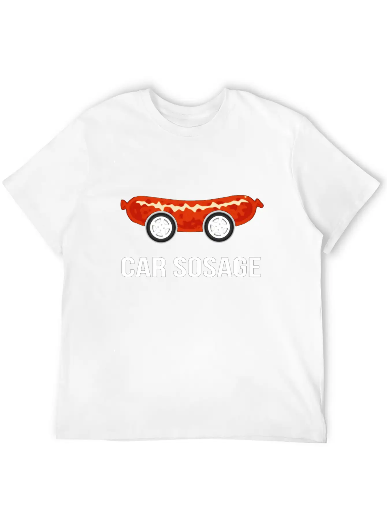 Car Sosage Tshirt Unisex Casual T-Shirt – Clean Design For Daily Comfort