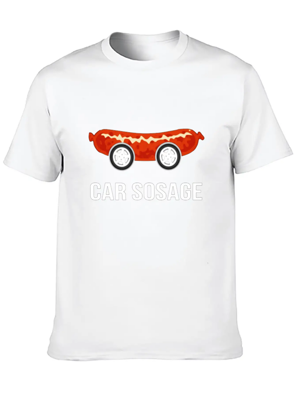 Car Sosage Tshirt Unisex Casual T-Shirt – Clean Design For Daily Comfort