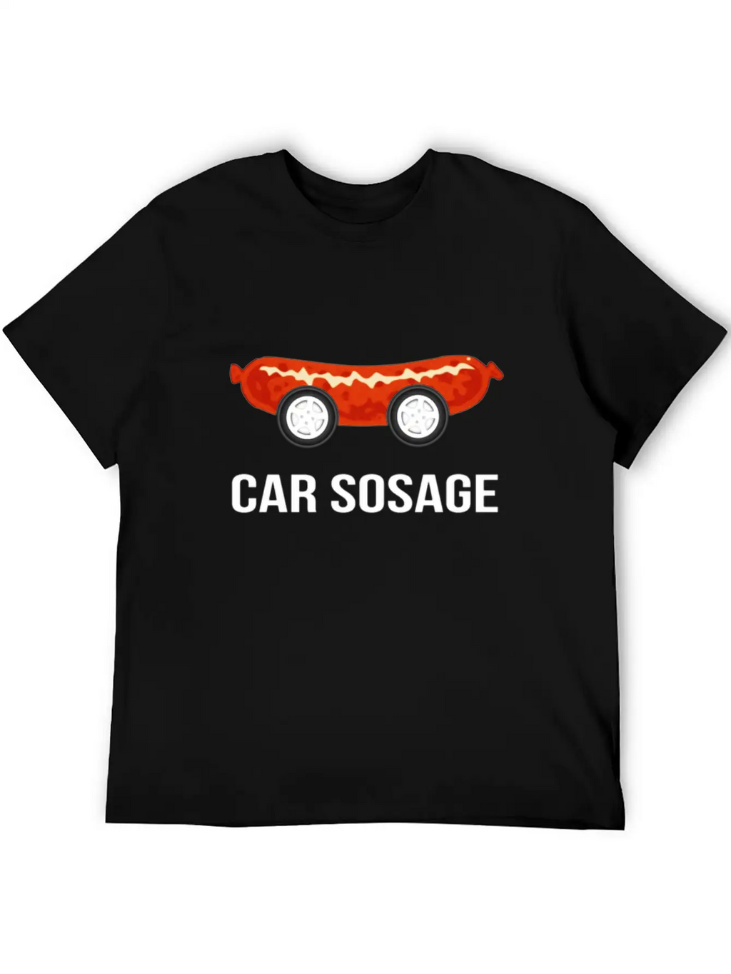 Car Sosage Tshirt Unisex Casual T-Shirt – Clean Design For Daily Comfort