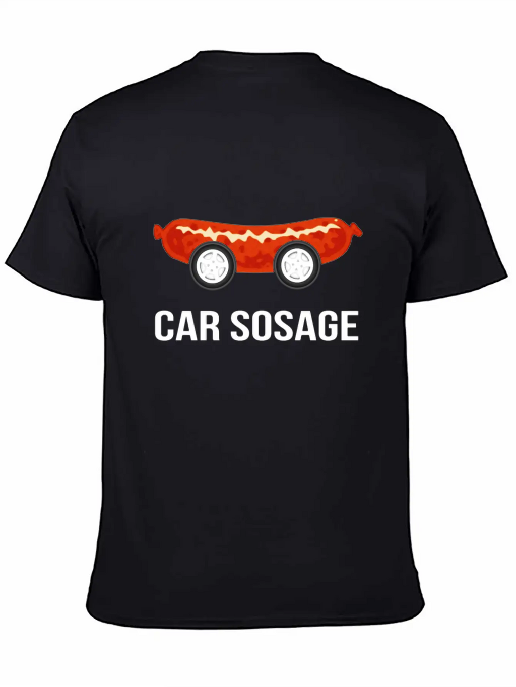 Car Sosage Tshirt Unisex Casual T-Shirt – Clean Design For Daily Comfort
