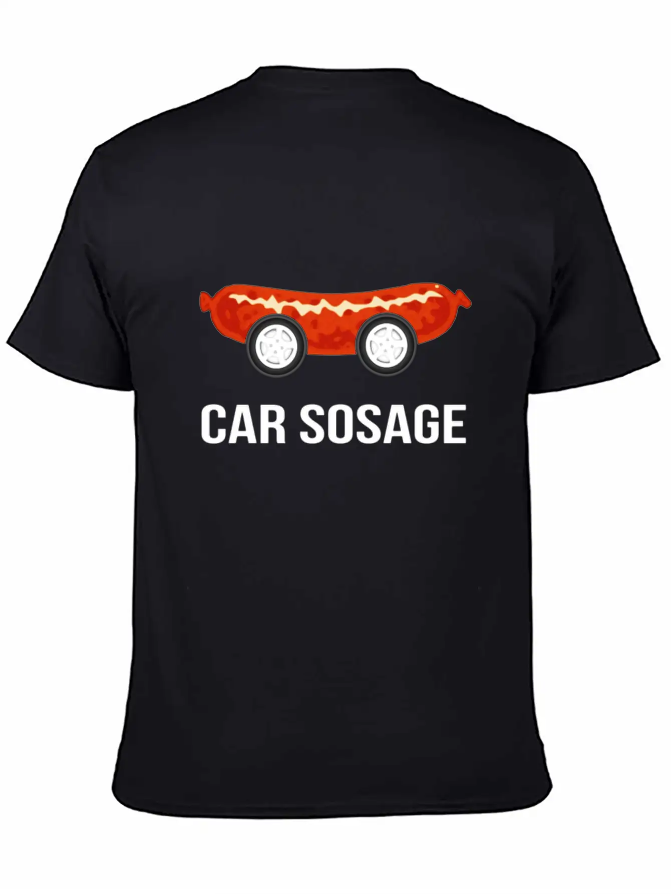 Car Sosage Tshirt Unisex Casual T-Shirt – Clean Design For Daily Comfort