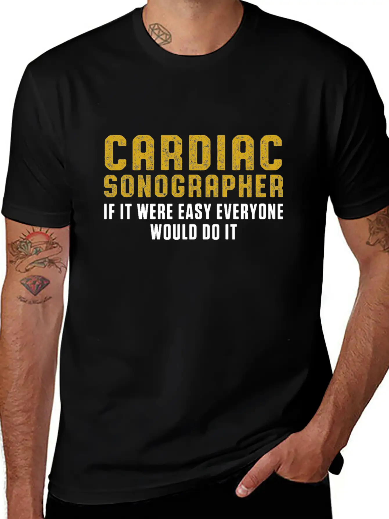 Cardiac Sonographer Echo Tech Do RDCS Graphic Unisex Casual T-Shirt – Clean Design For Daily Comfort