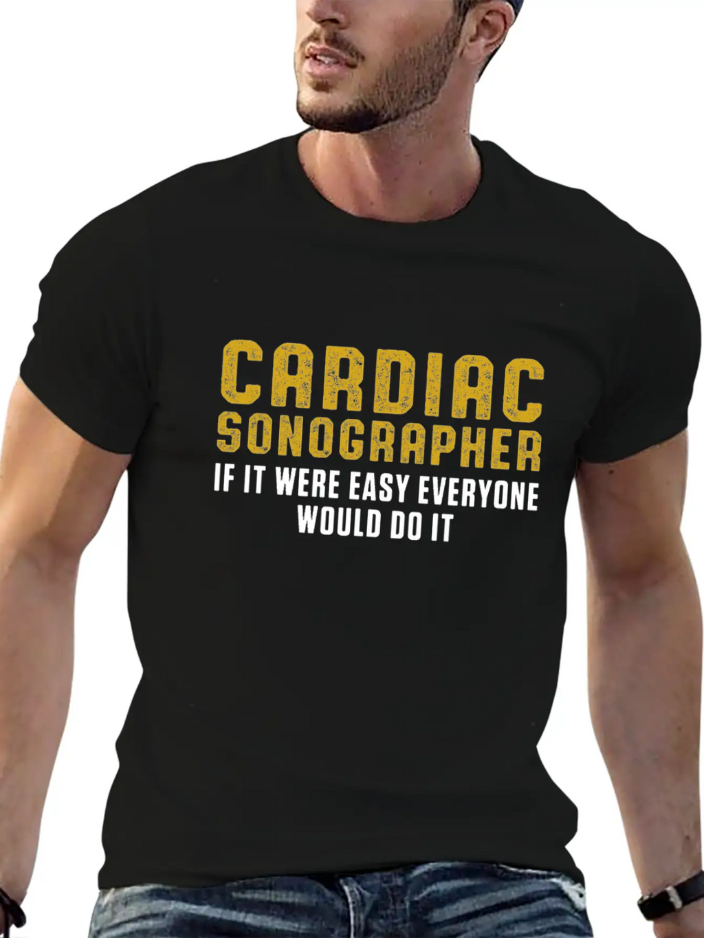 Cardiac Sonographer Echo Tech Do RDCS Graphic Unisex Casual T-Shirt – Clean Design For Daily Comfort