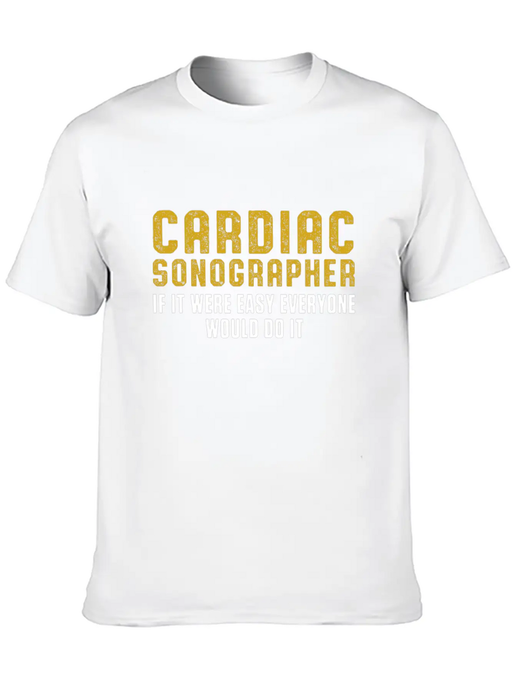 Cardiac Sonographer Echo Tech Do RDCS Graphic Unisex Casual T-Shirt – Clean Design For Daily Comfort