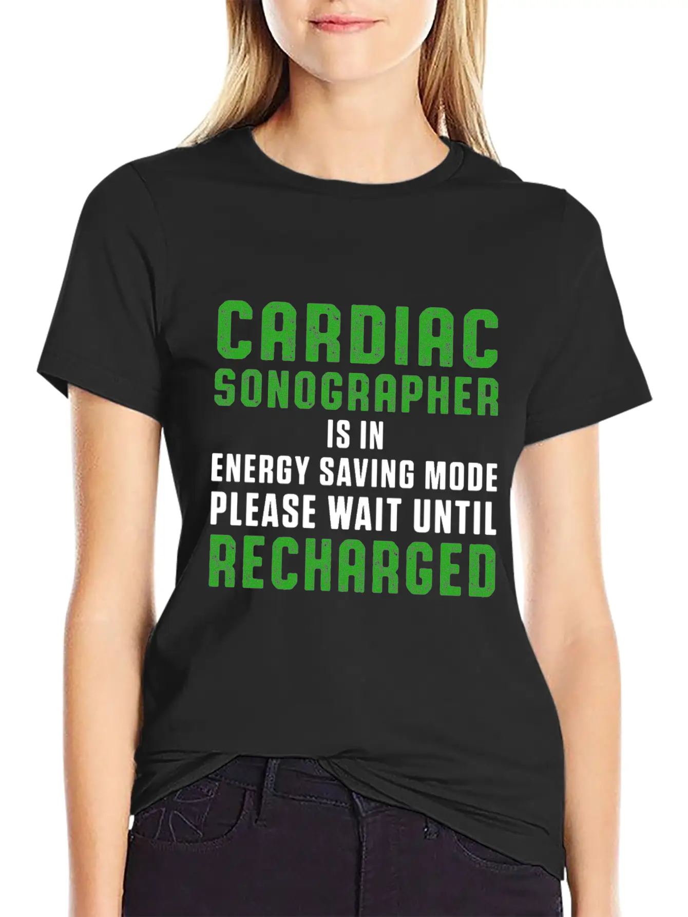 Cardiac Sonographer Echo Tech Saving RDCS Design Breathable Soft Cotton T-Shirt – Timeless Casual Look
