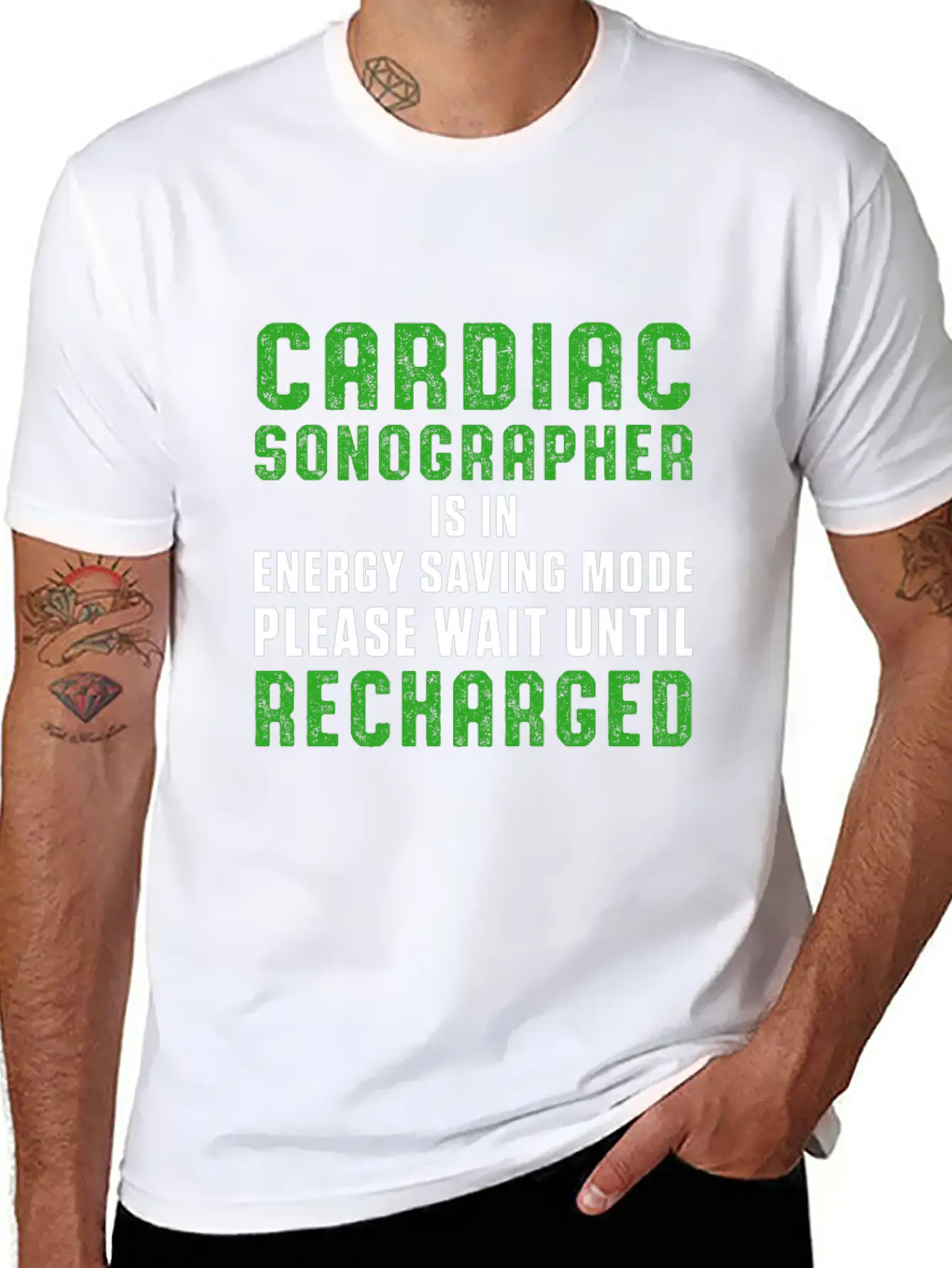 Cardiac Sonographer Echo Tech Saving RDCS Design Breathable Soft Cotton T-Shirt – Timeless Casual Look