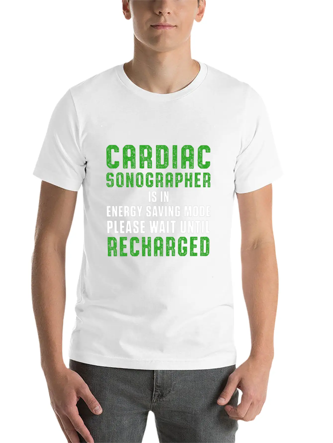 Cardiac Sonographer Echo Tech Saving RDCS Design Breathable Soft Cotton T-Shirt – Timeless Casual Look