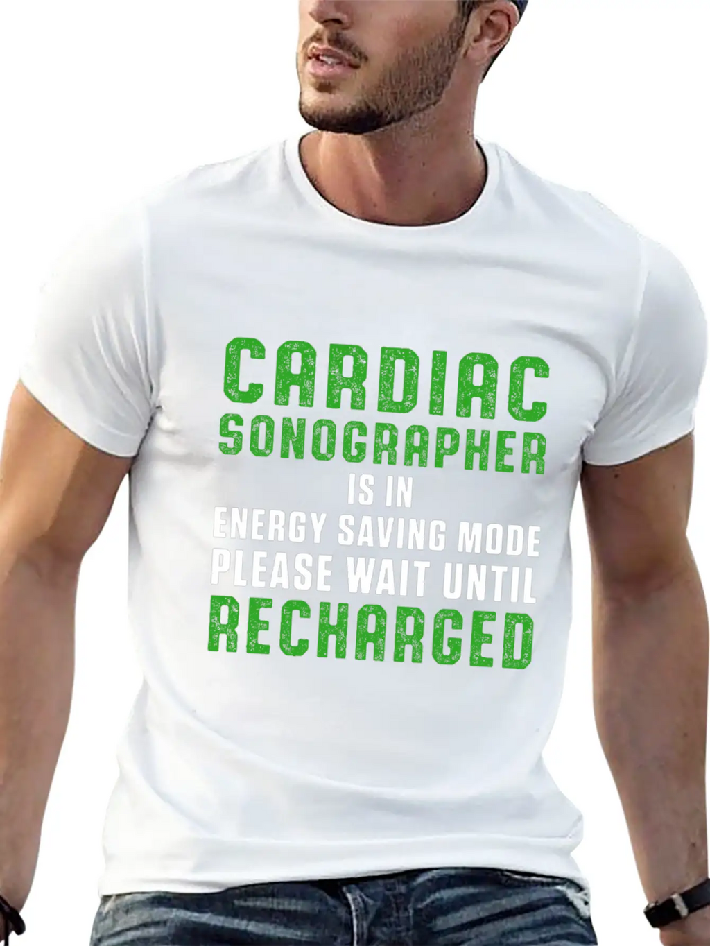 Cardiac Sonographer Echo Tech Saving RDCS Design Breathable Soft Cotton T-Shirt – Timeless Casual Look