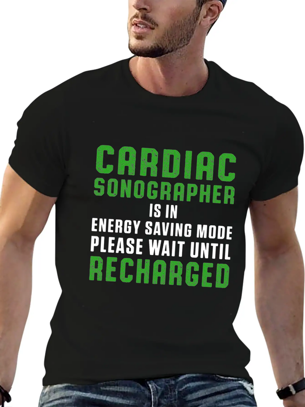 Cardiac Sonographer Echo Tech Saving RDCS Design Breathable Soft Cotton T-Shirt – Timeless Casual Look