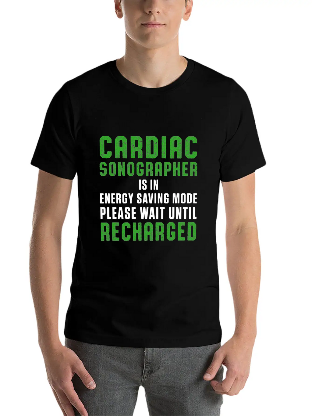 Cardiac Sonographer Echo Tech Saving RDCS Design Breathable Soft Cotton T-Shirt – Timeless Casual Look