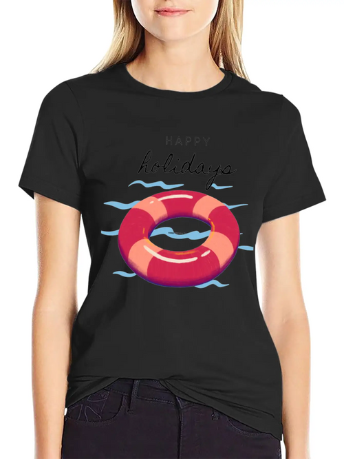 "Carefree Spirit Of Summertime" Essential Cotton Tee For Daily Outfits – Unisex Style