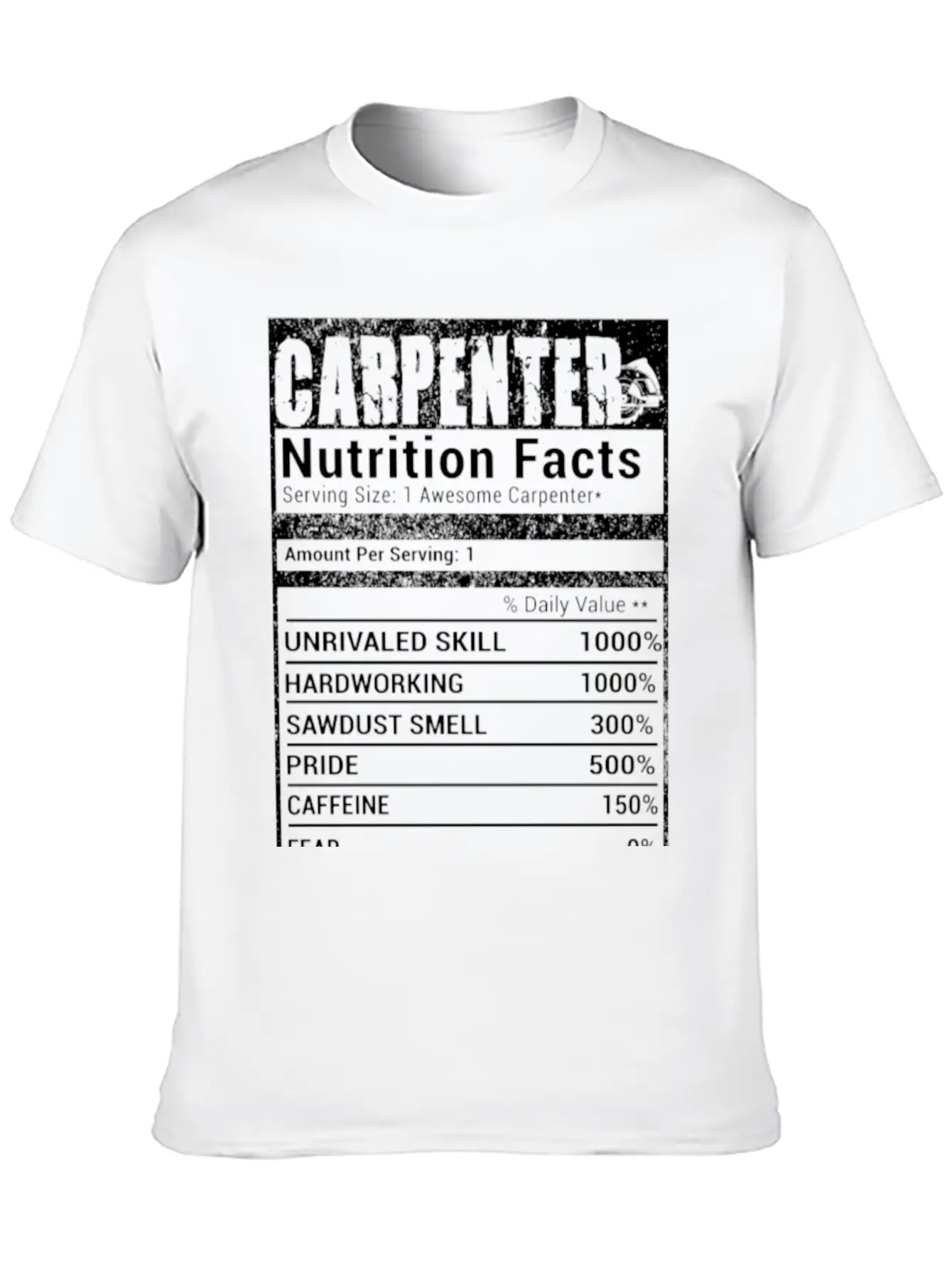 Carpenter Nutrition Stylish Everyday T-Shirt – Unisex Basic Cotton Tee