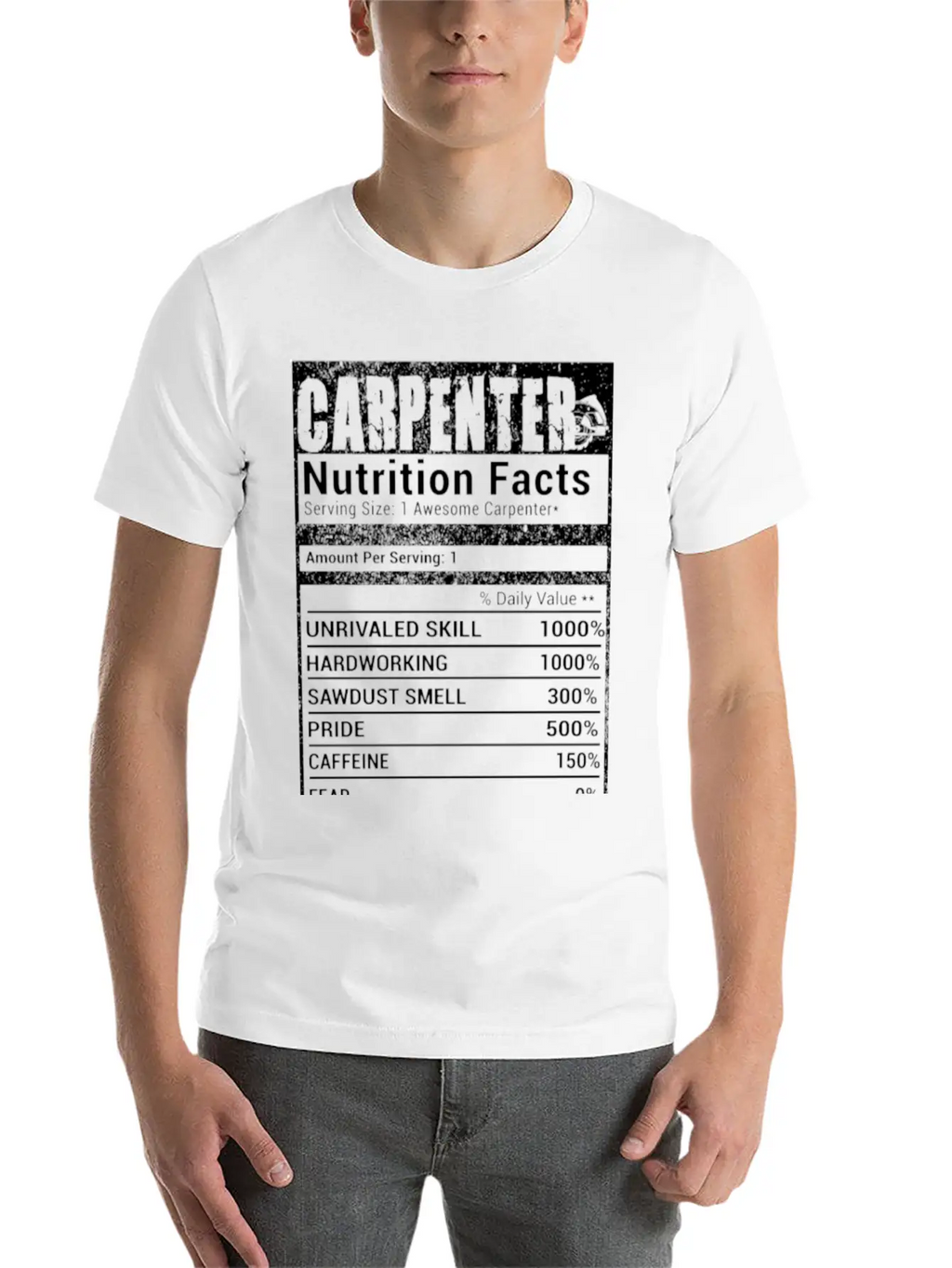 Carpenter Nutrition Stylish Everyday T-Shirt – Unisex Basic Cotton Tee