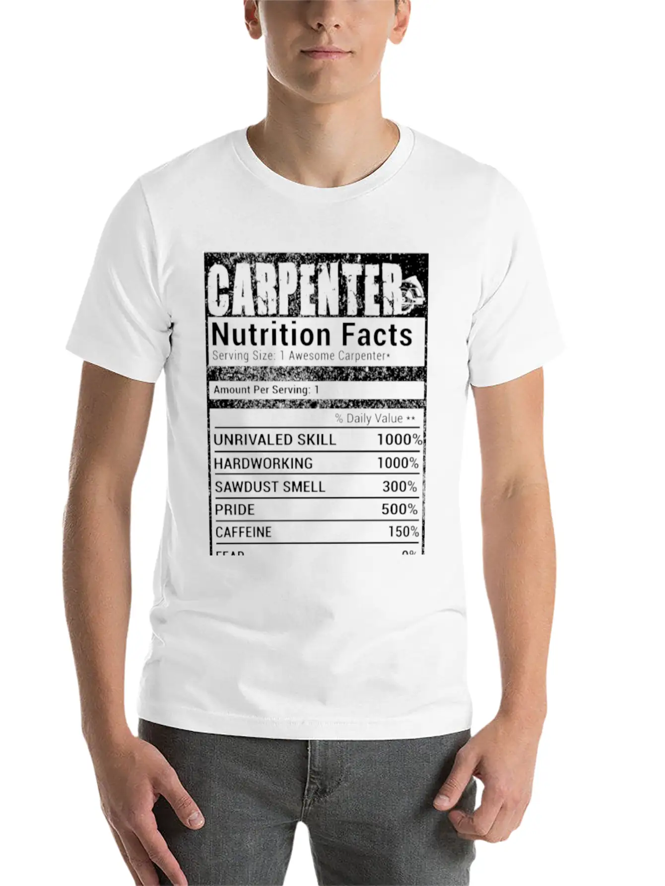 Carpenter Nutrition Stylish Everyday T-Shirt – Unisex Basic Cotton Tee