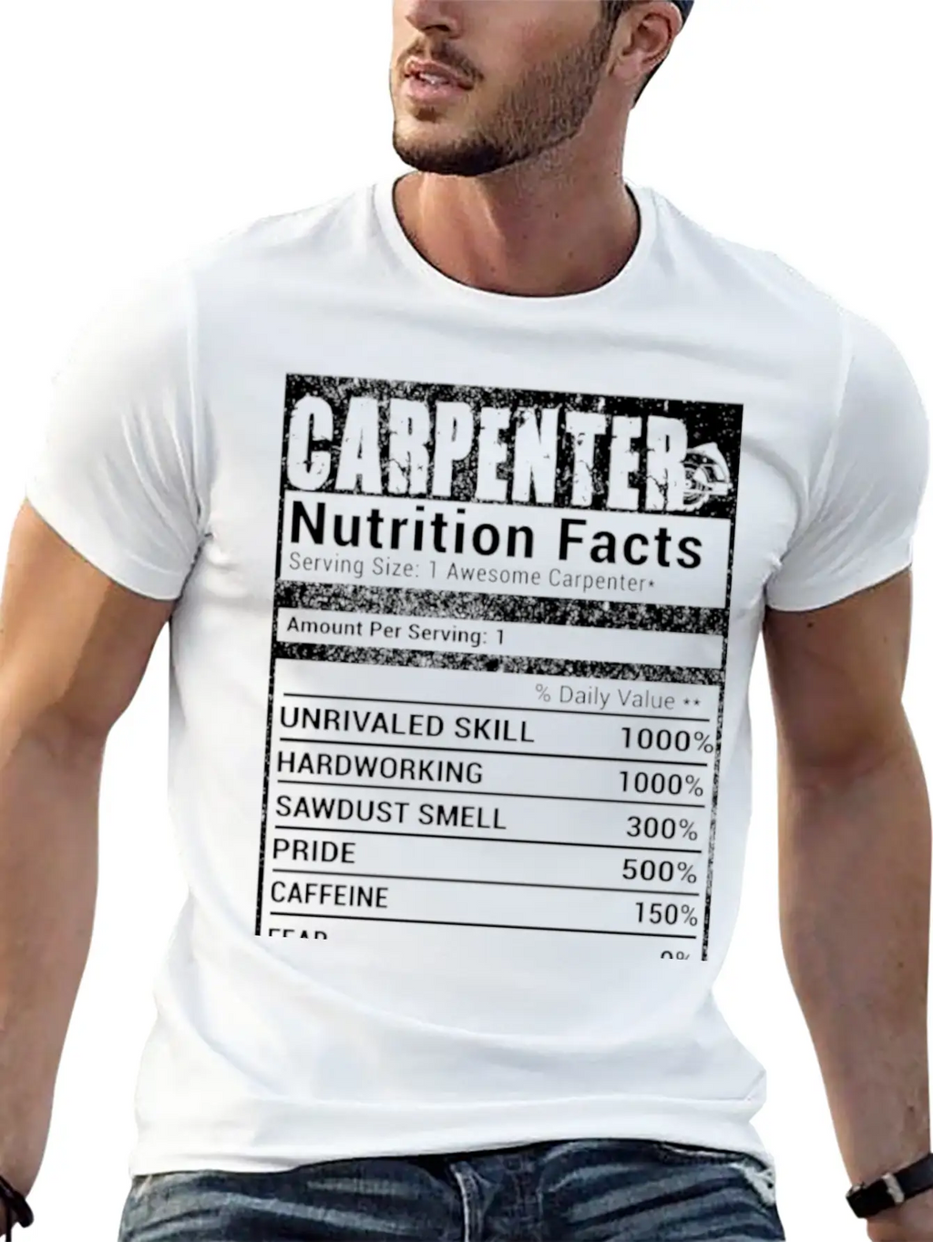 Carpenter Nutrition Stylish Everyday T-Shirt – Unisex Basic Cotton Tee