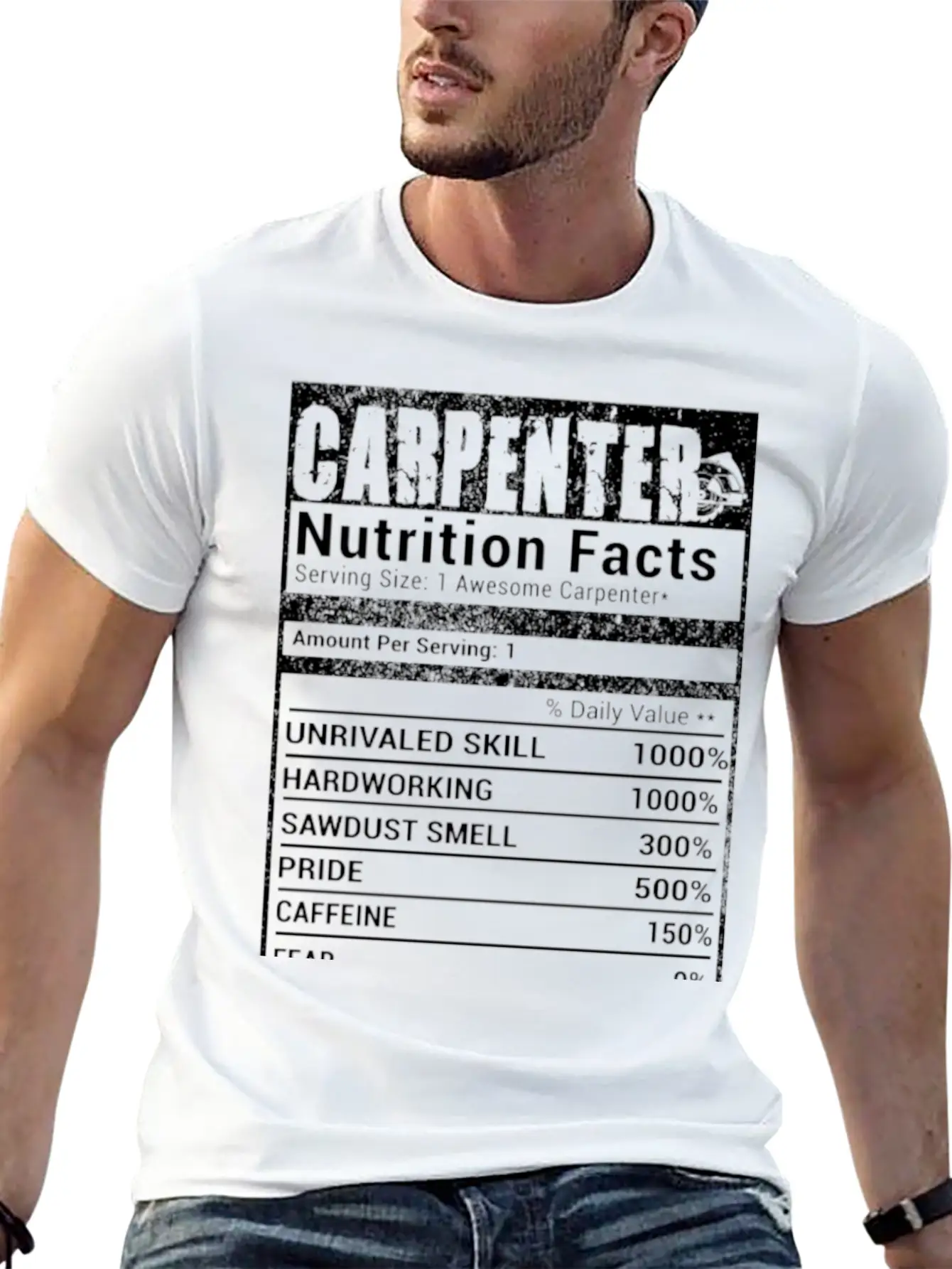 Carpenter Nutrition Stylish Everyday T-Shirt – Unisex Basic Cotton Tee