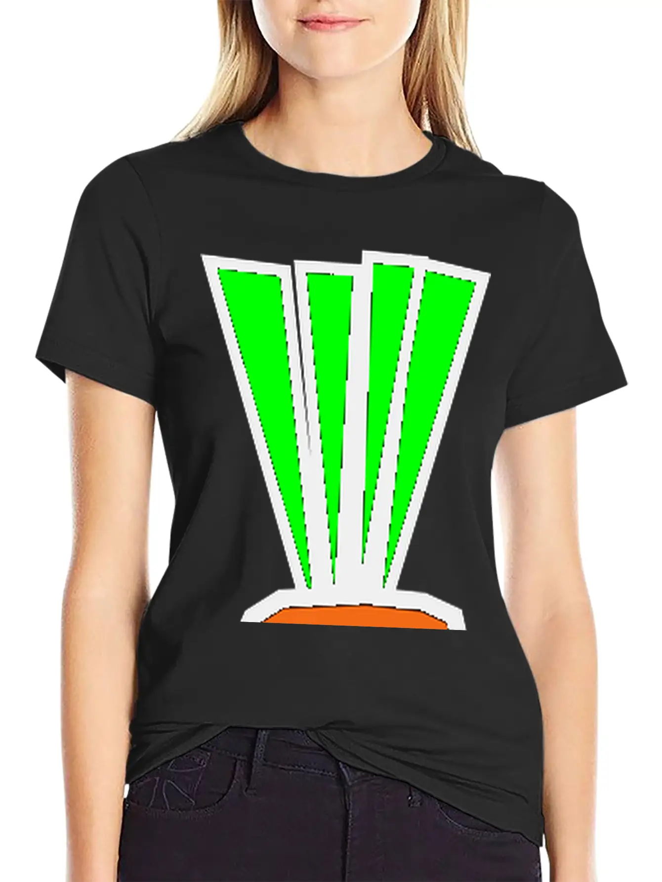Carrot Classic Fit Graphic Tee For Daily Comfort – Unisex Cotton Shirt