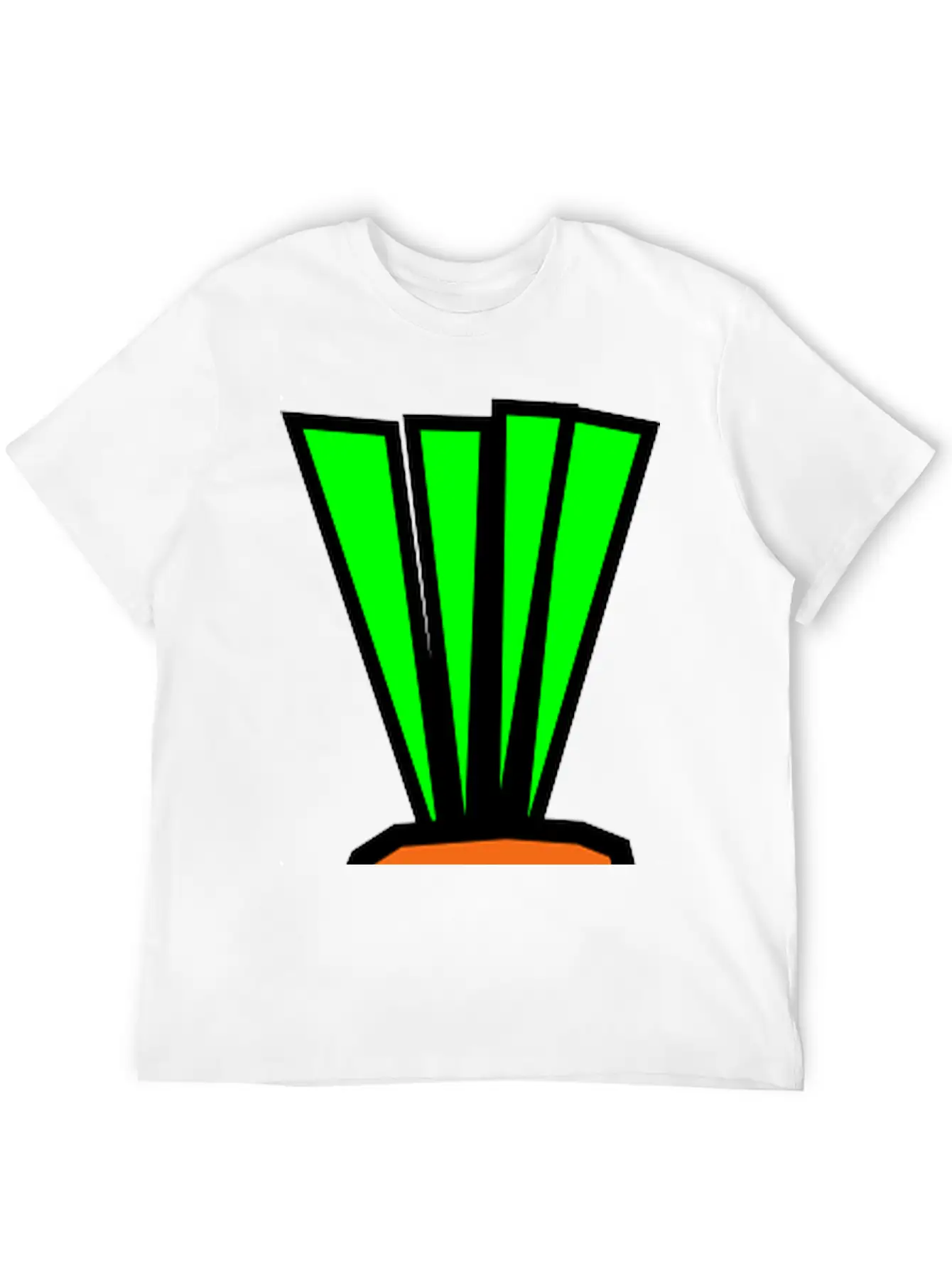 Carrot Classic Fit Graphic Tee For Daily Comfort – Unisex Cotton Shirt