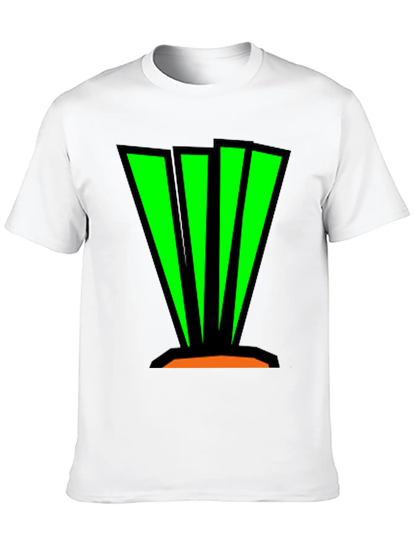 Carrot Classic Fit Graphic Tee For Daily Comfort – Unisex Cotton Shirt