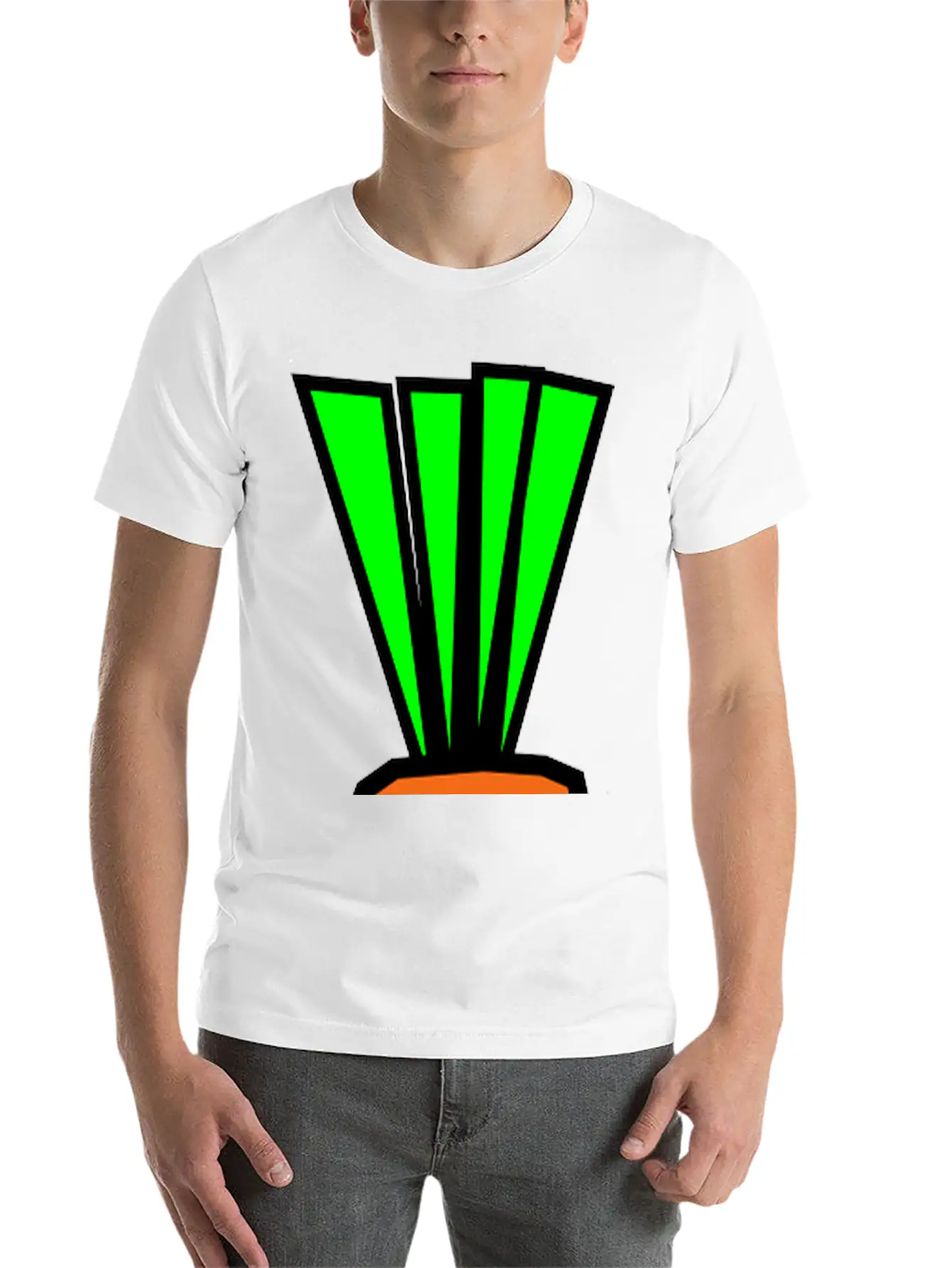 Carrot Classic Fit Graphic Tee For Daily Comfort – Unisex Cotton Shirt