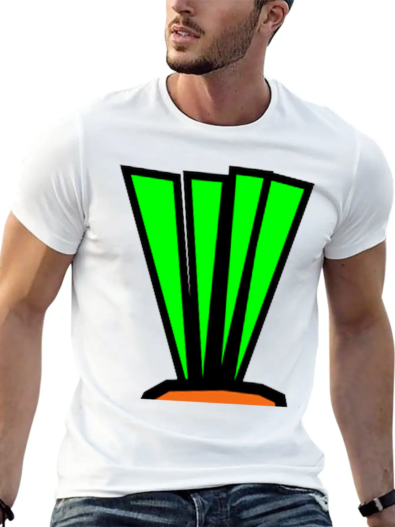 Carrot Classic Fit Graphic Tee For Daily Comfort – Unisex Cotton Shirt