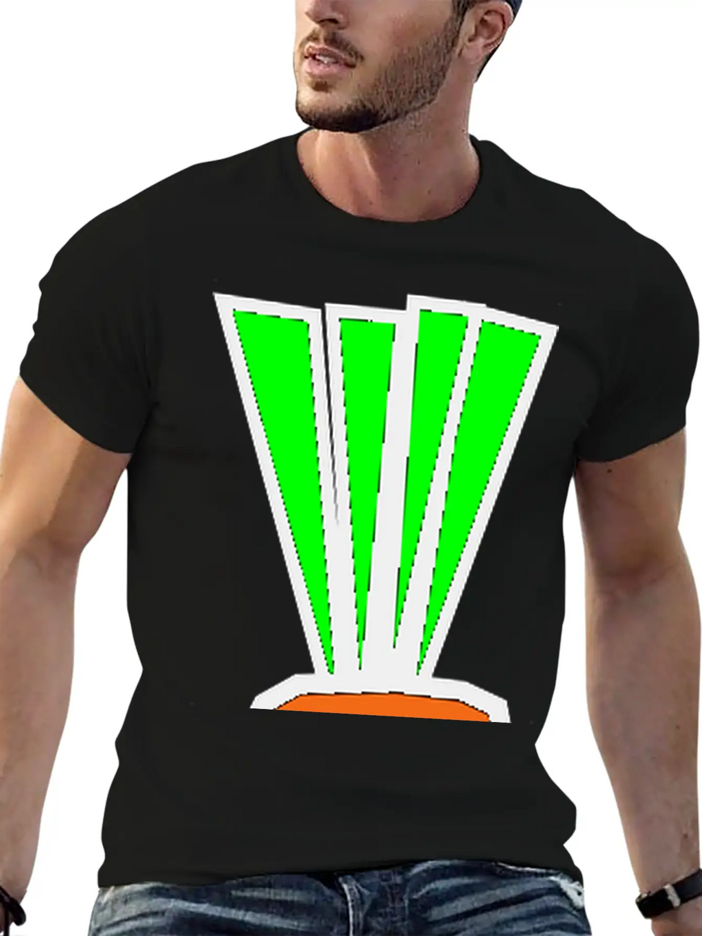 Carrot Classic Fit Graphic Tee For Daily Comfort – Unisex Cotton Shirt