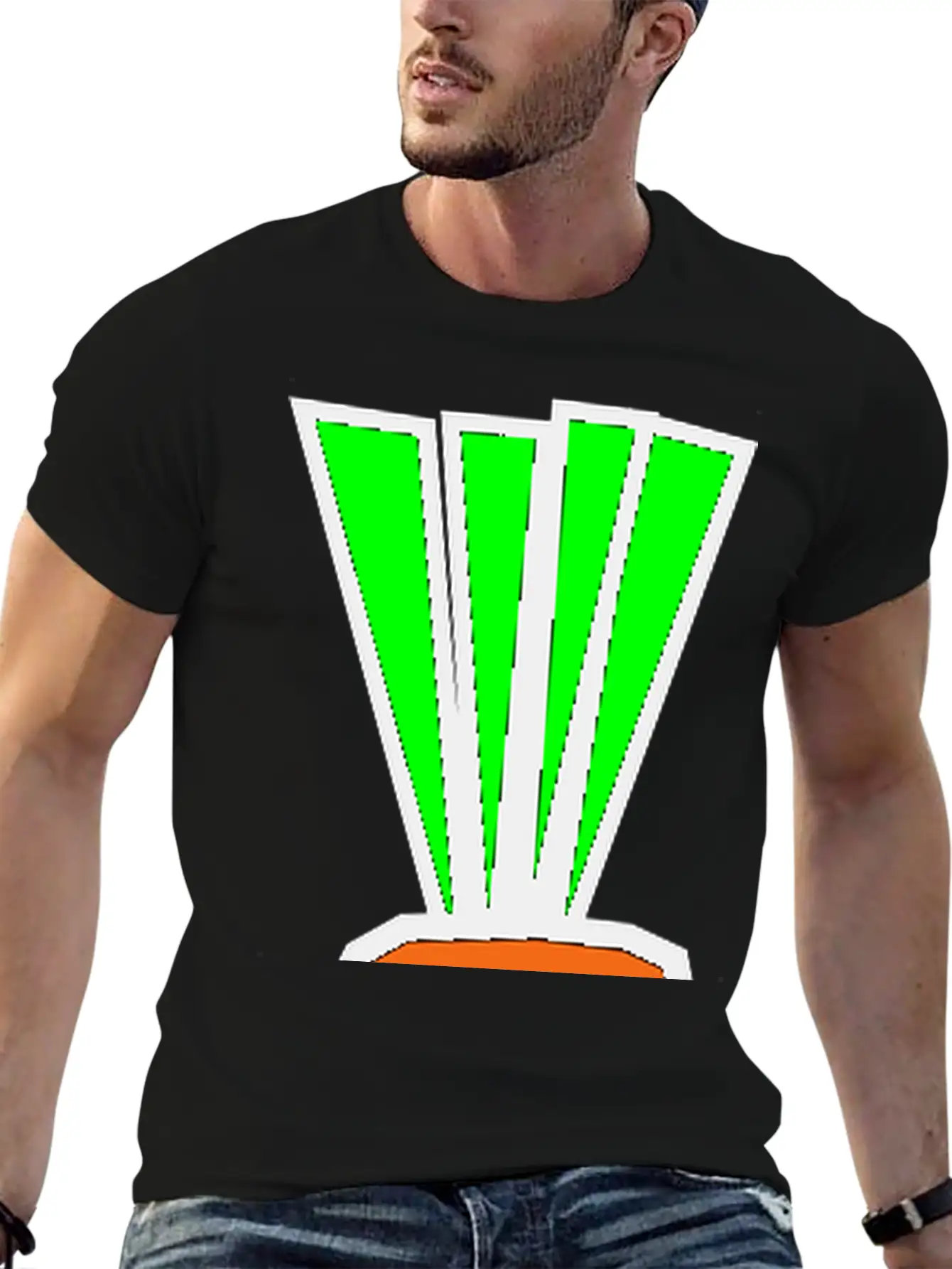 Carrot Classic Fit Graphic Tee For Daily Comfort – Unisex Cotton Shirt