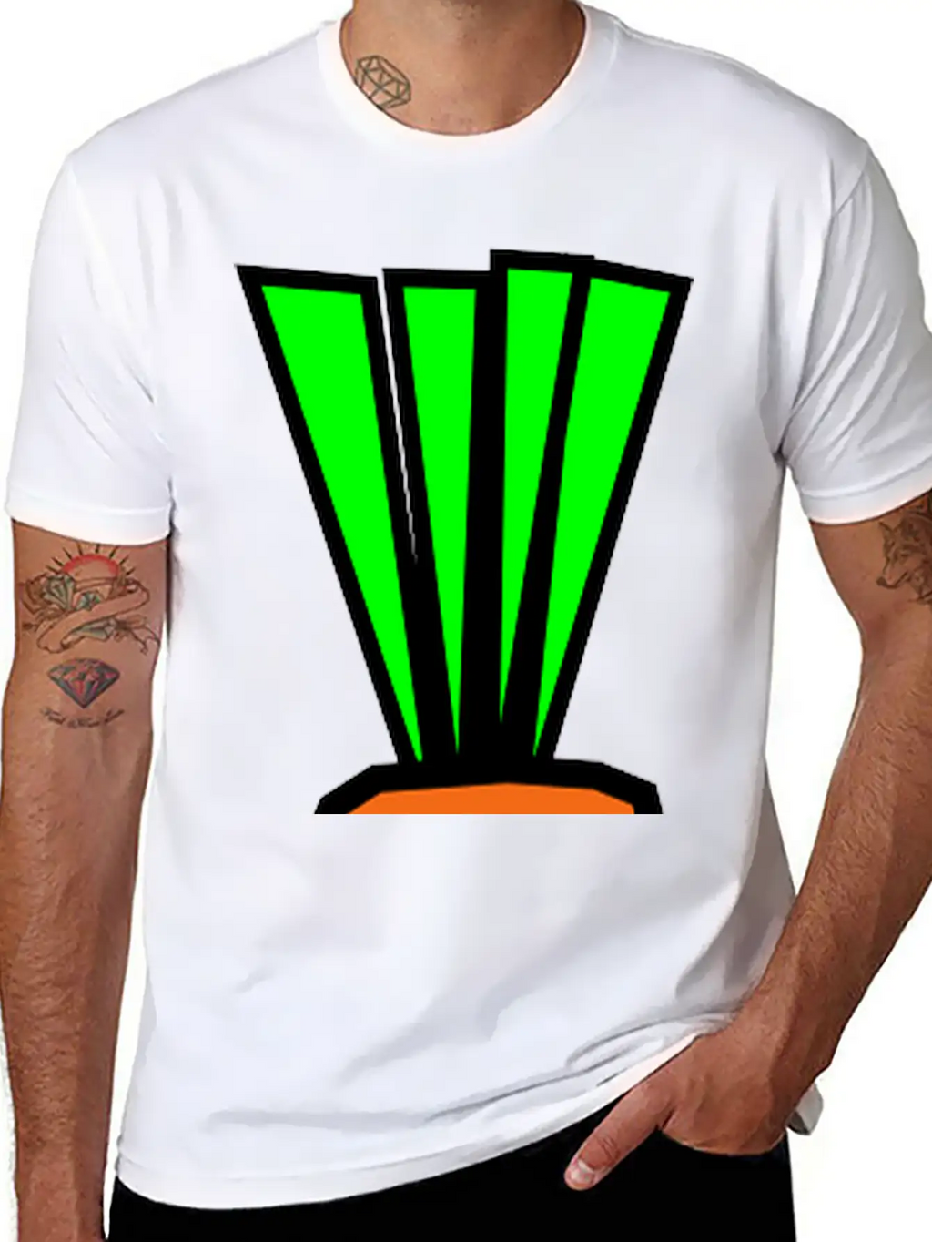 Carrot Classic Fit Graphic Tee For Daily Comfort – Unisex Cotton Shirt