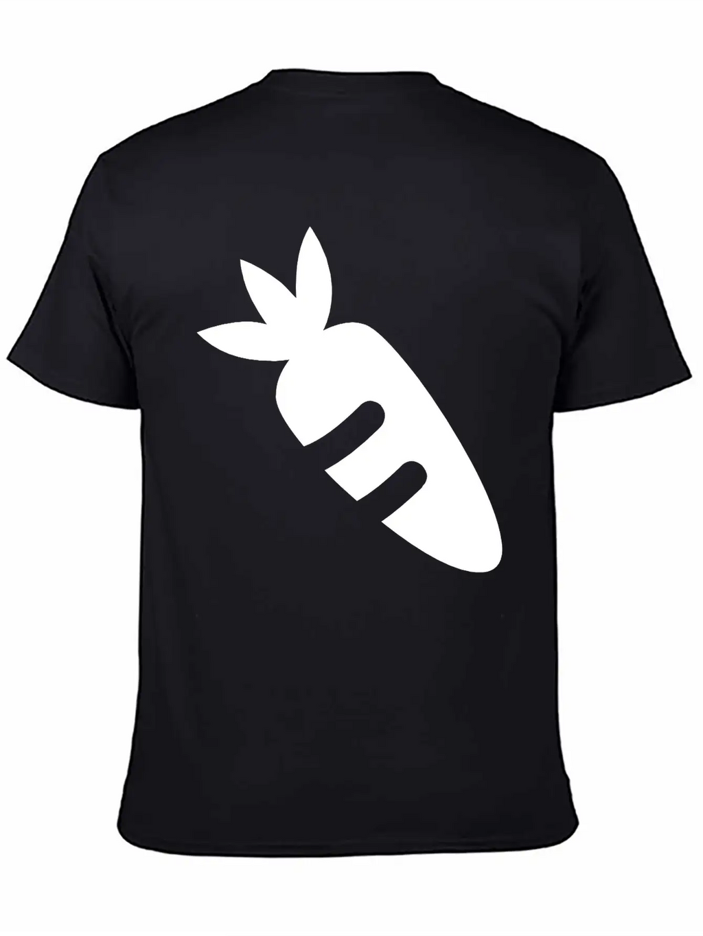 Carrot With Leaf Breathable Soft Cotton T-Shirt – Timeless Casual Look