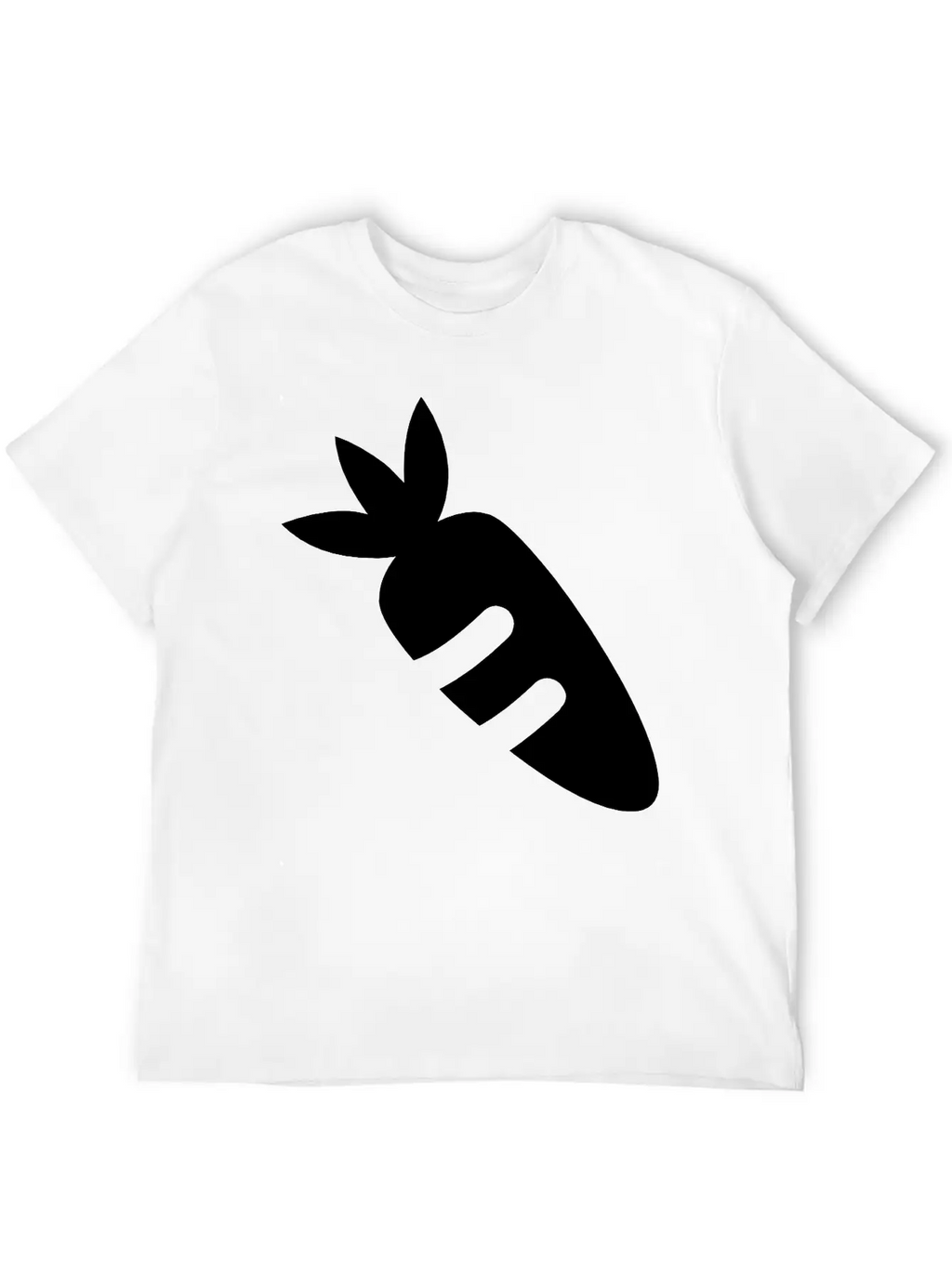 Carrot With Leaf Breathable Soft Cotton T-Shirt – Timeless Casual Look