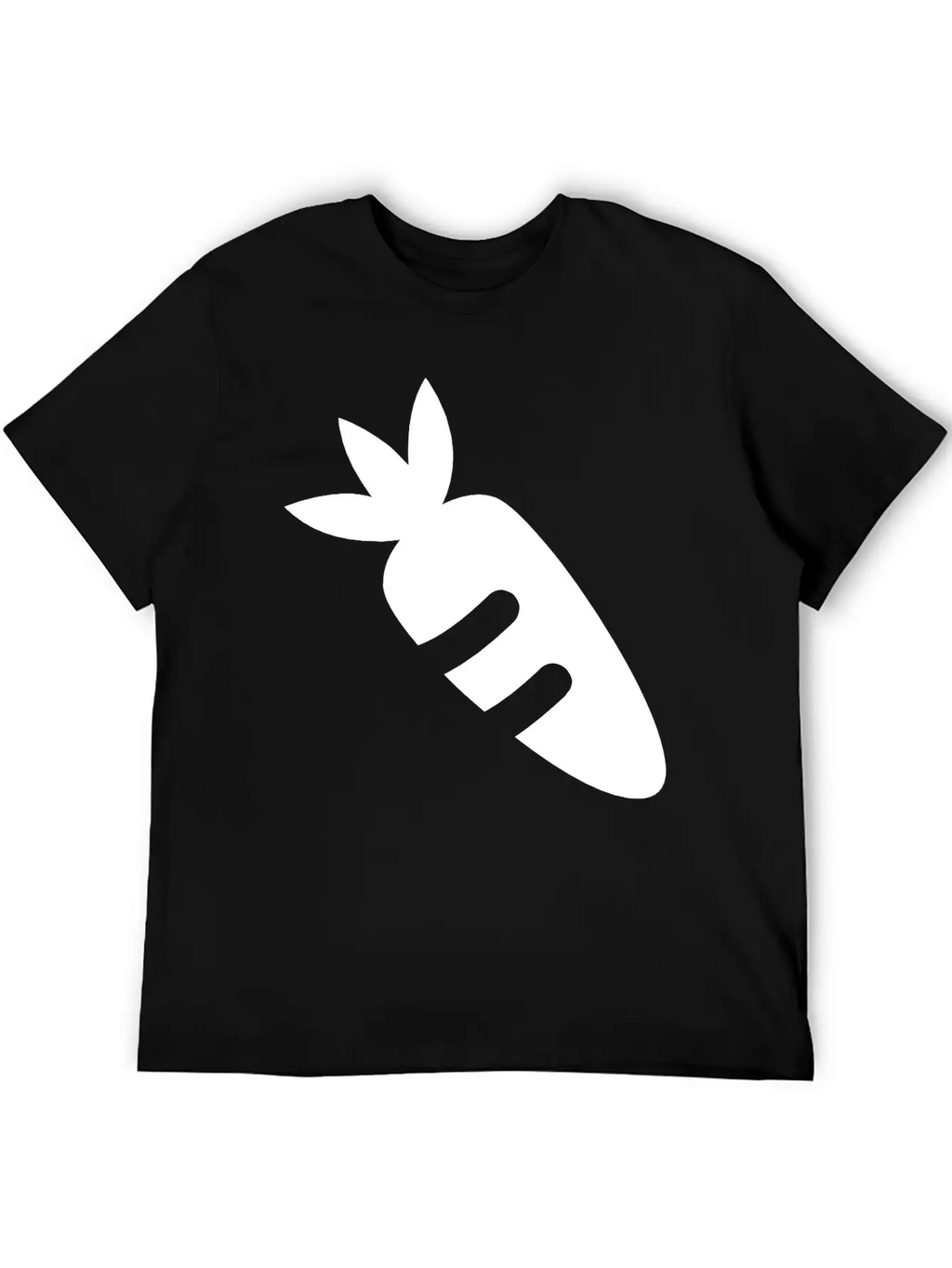 Carrot With Leaf Breathable Soft Cotton T-Shirt – Timeless Casual Look